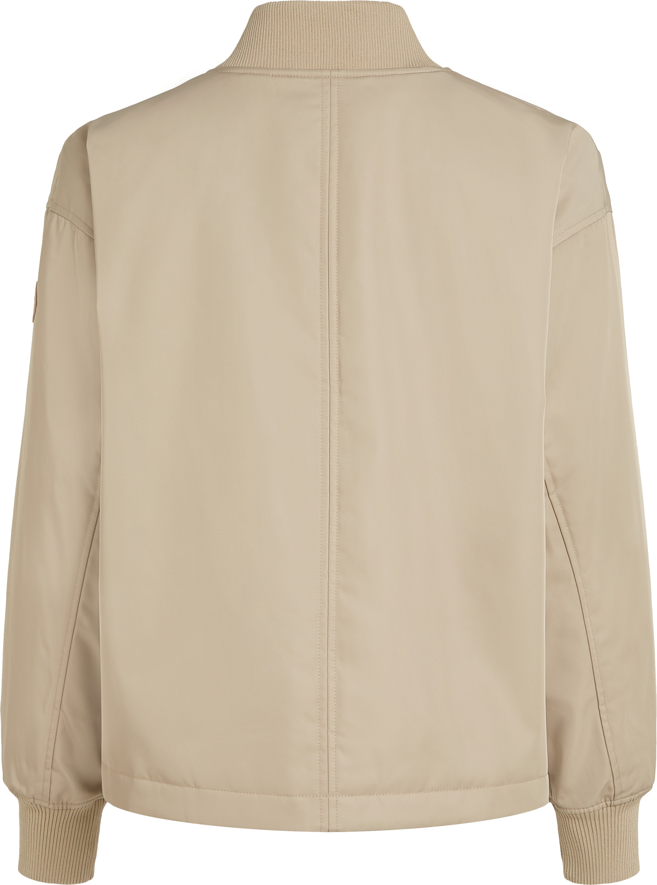 Tommy Hilfiger Bomberjacke »CASUAL NYLON BOMBER JACKET«, mit Markenlabel, in Unifarbe
