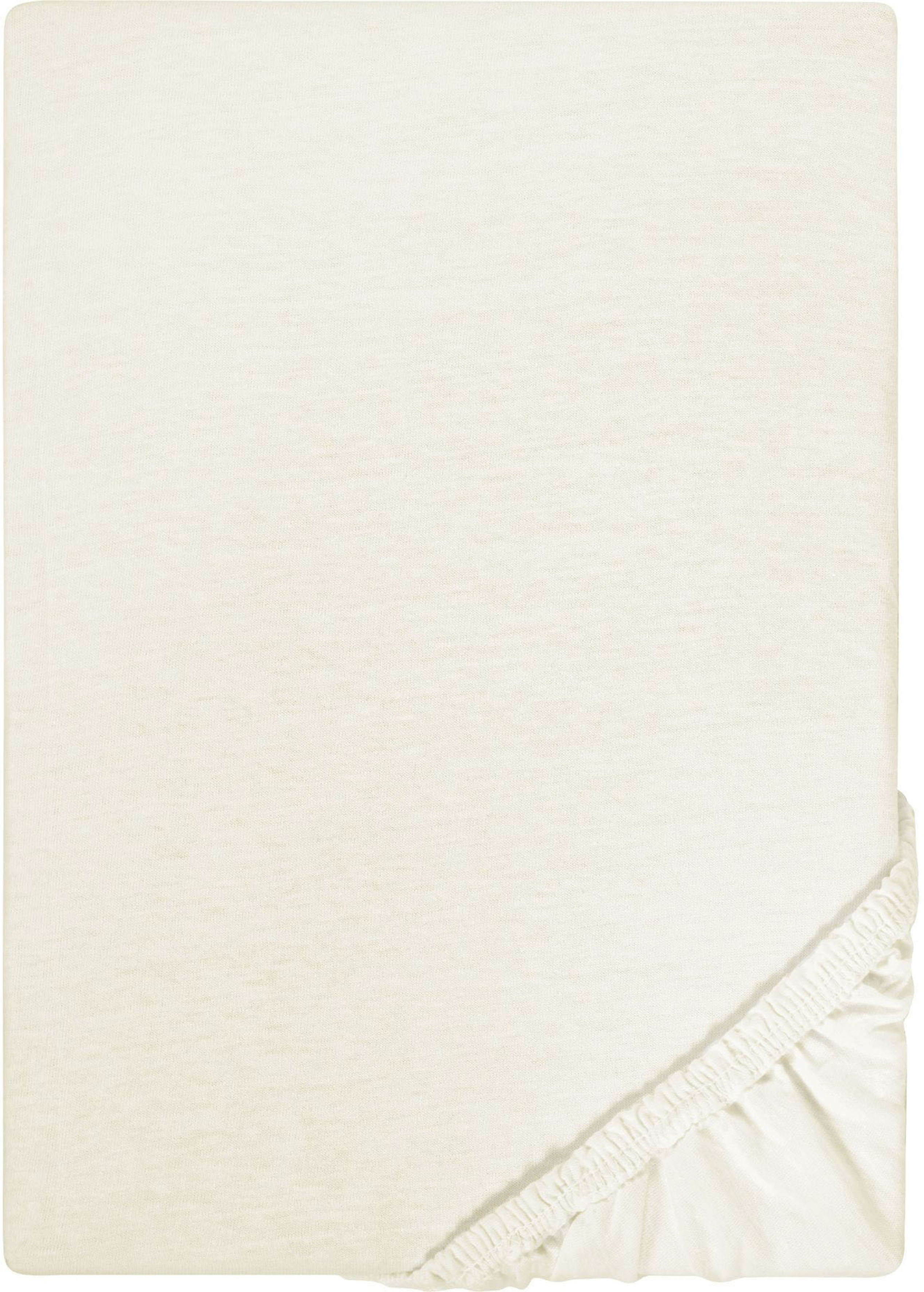 Biberna Spannbettlaken "Leila" Bettlaken aus 100% Baumwolle, für Matratzenhöhen bis 22 cm
