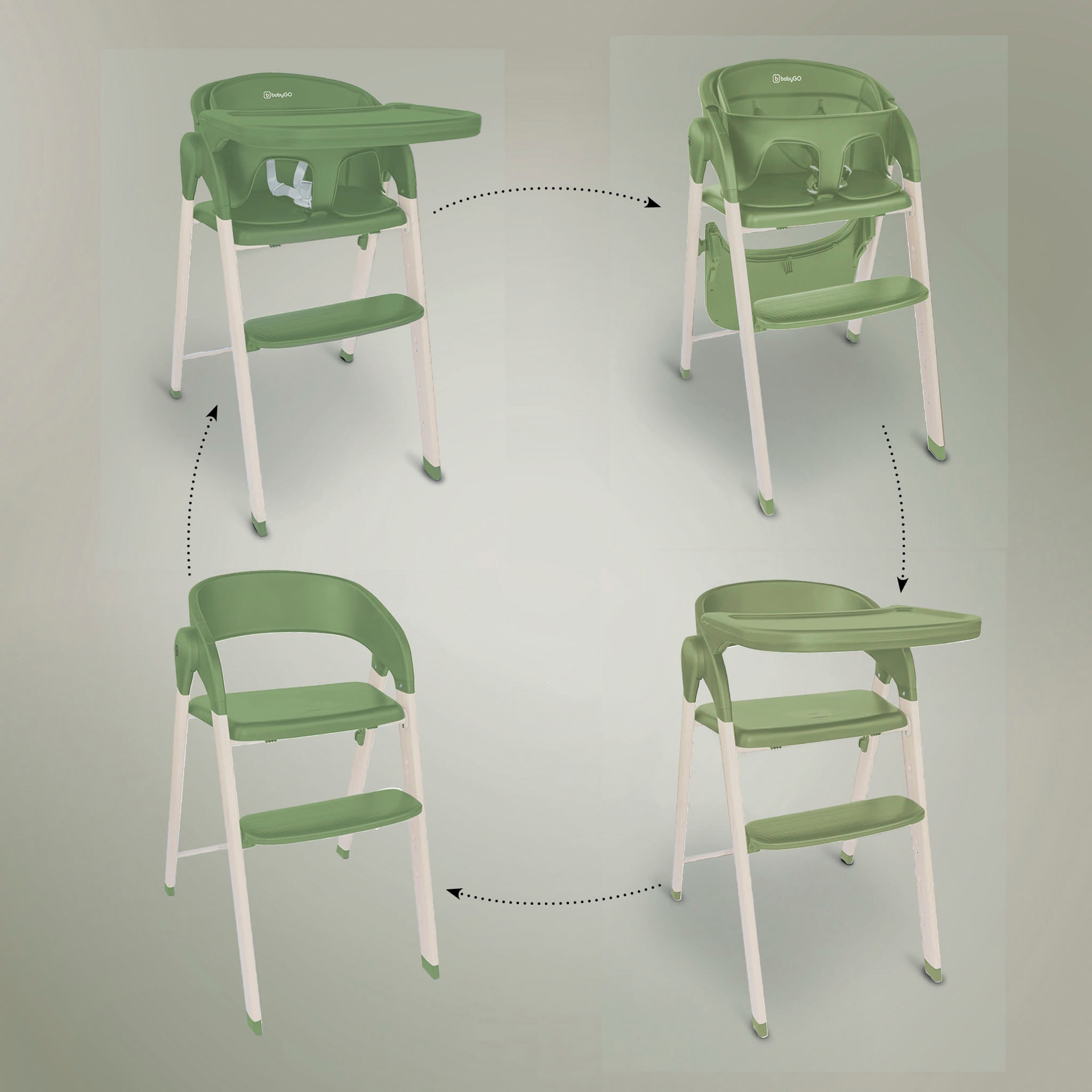 BabyGo Kombihochstuhl »Levels« ()