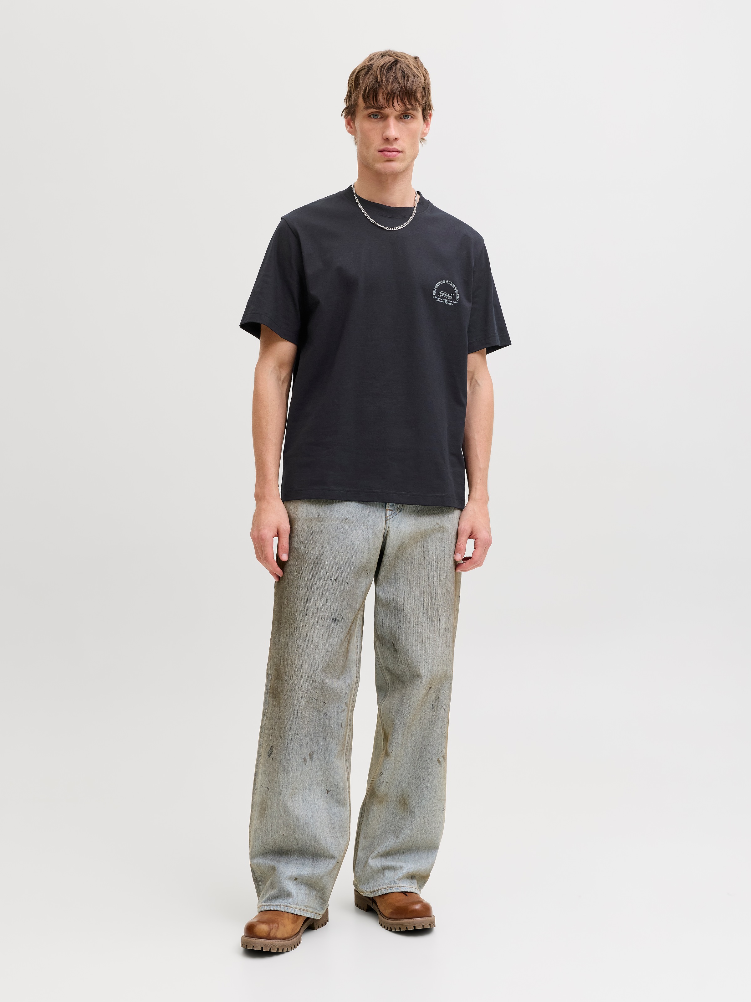 Jack & Jones T-Shirt »JORMONTAUK PHOTO BACK TEE SS CN«