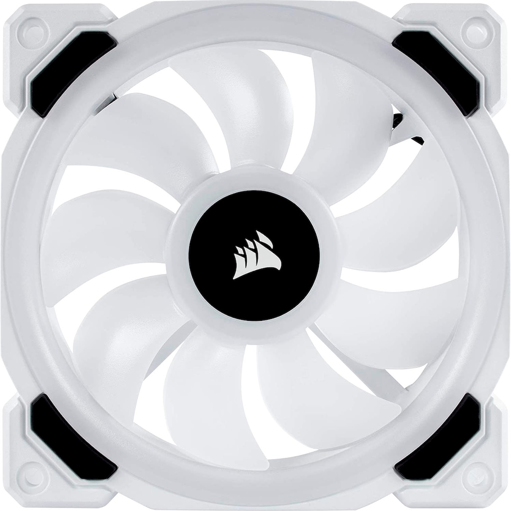 Corsair Computer-Kühler »LL120 RGB LED PMW Fan White Single Pack«, (1 St.)