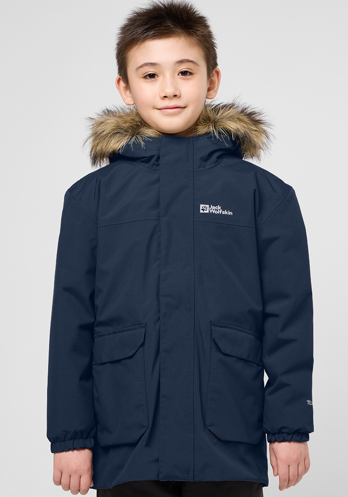 Jack Wolfskin 3-in-1-Funktionsjacke "COSY BEAR 3IN1 PARKA K", mit Kapuze