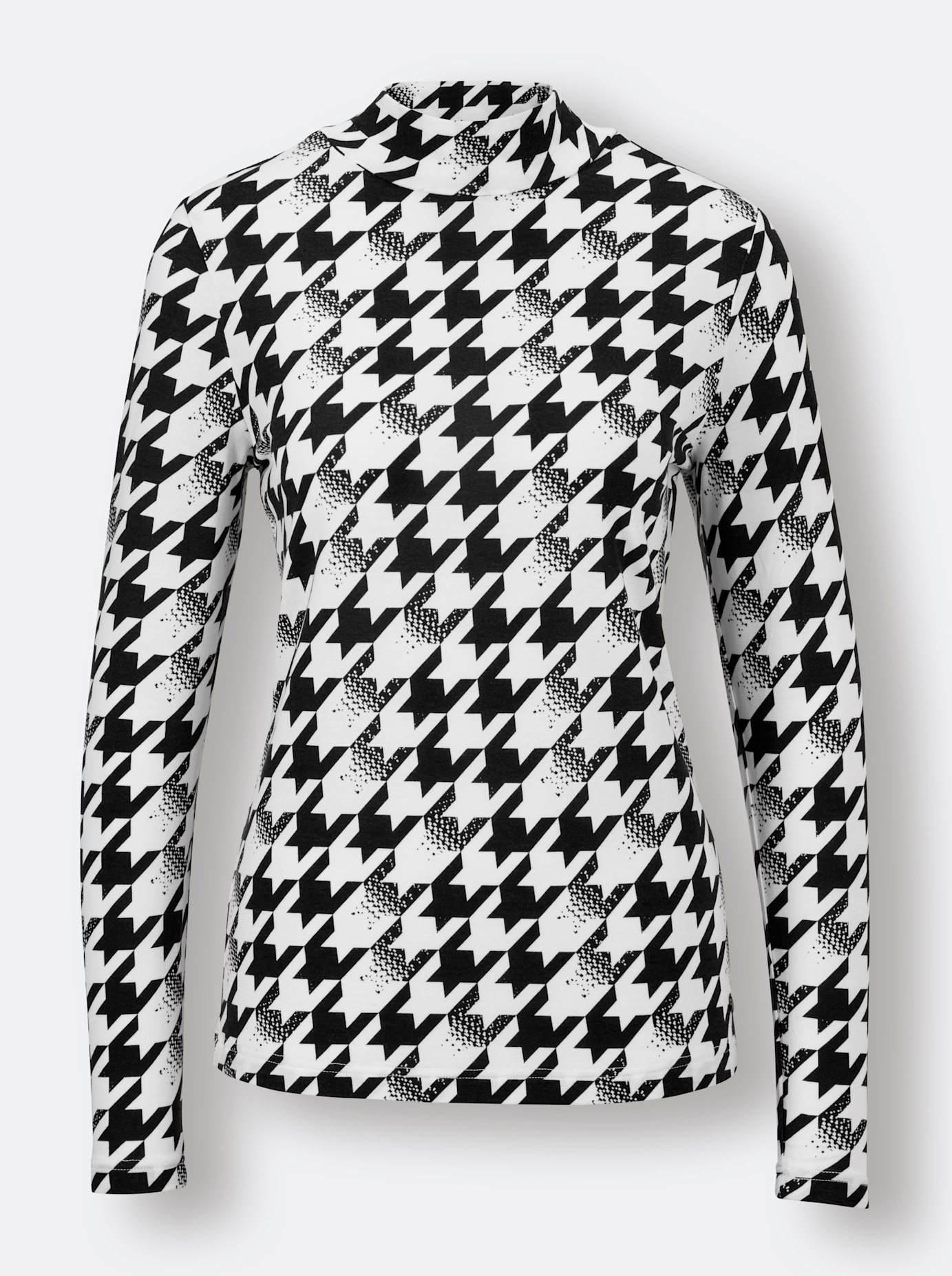 CREATION L PREMIUM Stehkragenshirt »Modal-Woll-Shirt«, (1 tlg.)