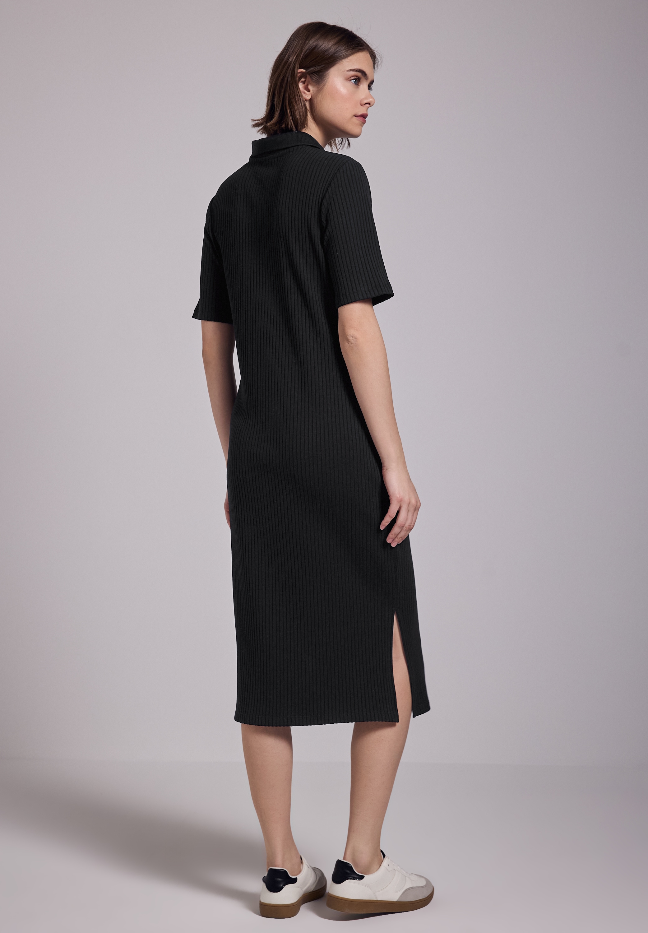 STREET ONE STUDIO Midikleid, mit Knopfleiste