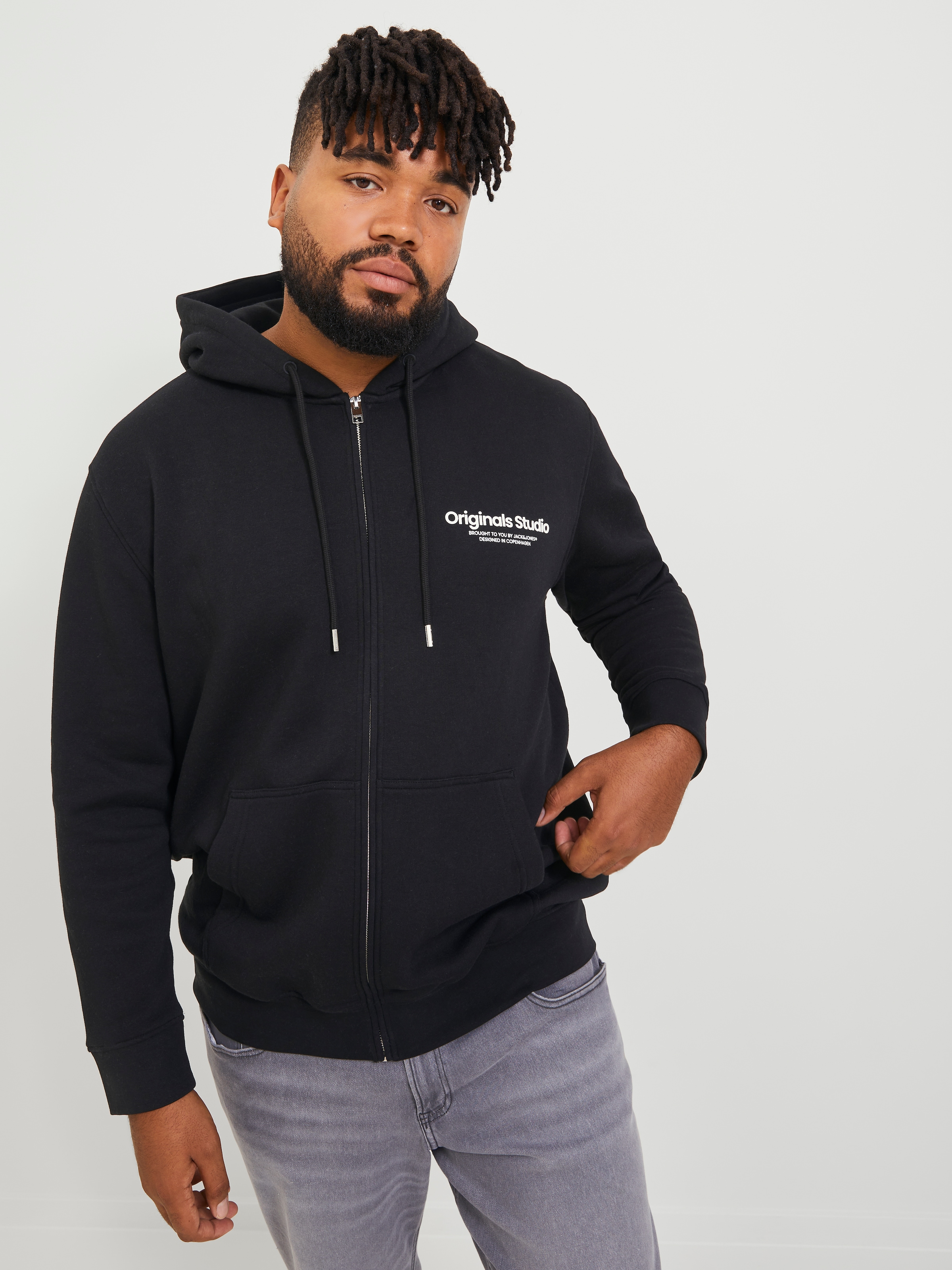 Jack & Jones PlusSize Kapuzensweatjacke »JORVESTERBRO SWEAT ZIP HOOD NOOS PLS«
