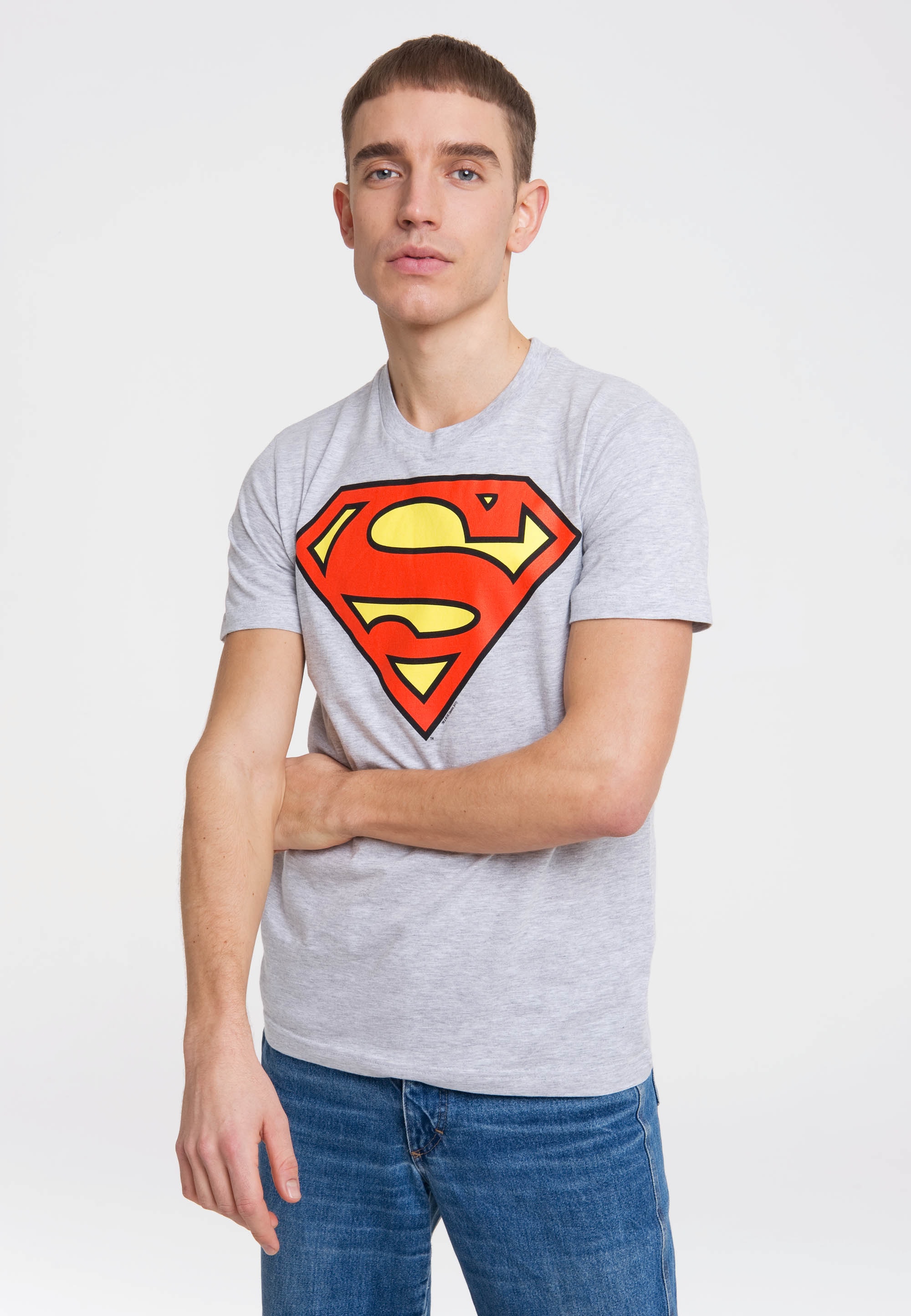 LOGOSHIRT T-Shirt »SUPERMAN - LOGO«, mit Superhelden-Logo ▷ bestellen | BAUR