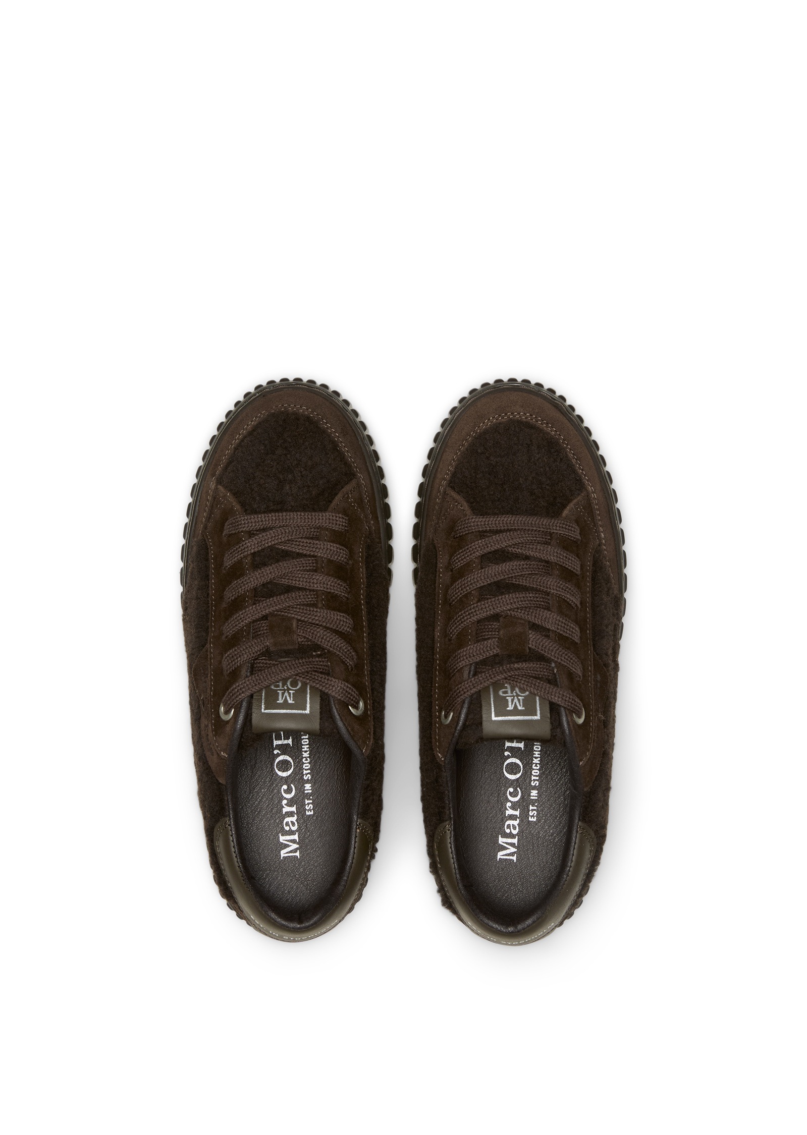 Marc O'Polo Sneaker »aus Teddyfell mit Echtleder-Details«