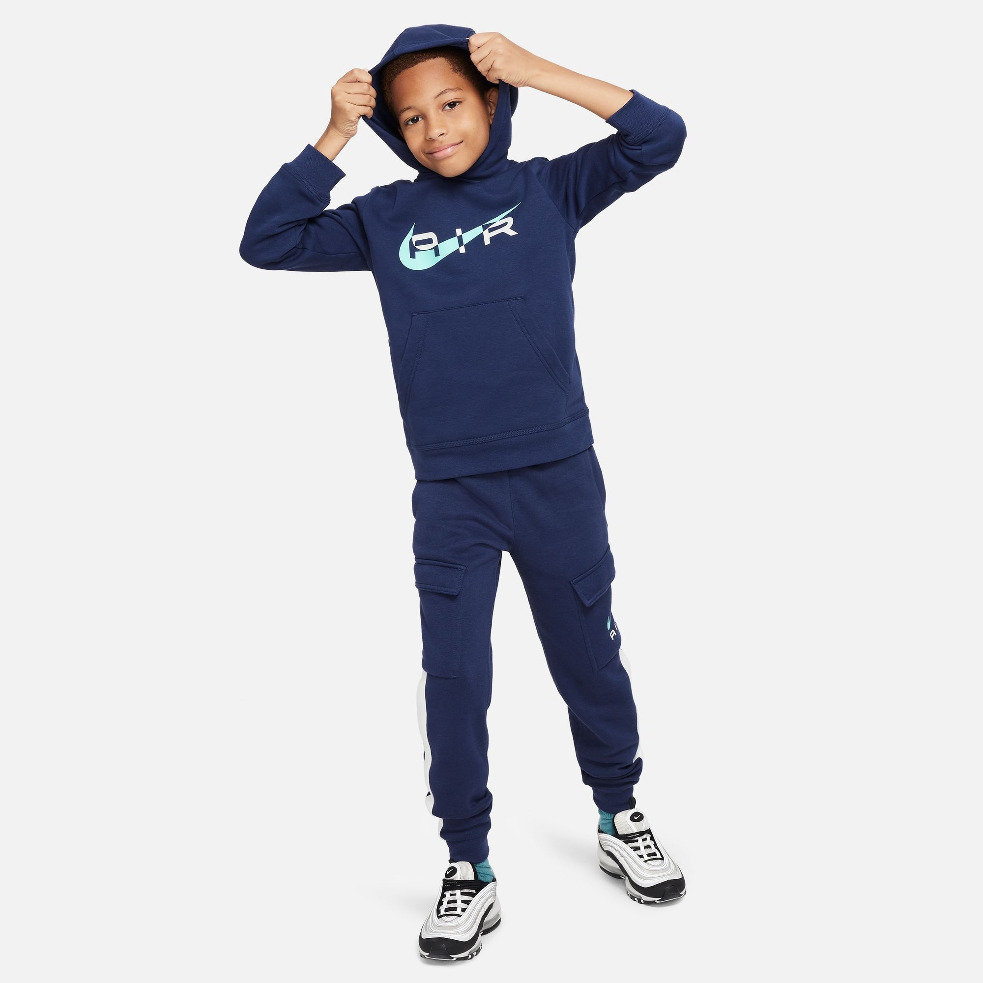 Nike Sportswear Kapuzensweatshirt »NSW N AIR PO HOODY FLC BB - für Kinder«