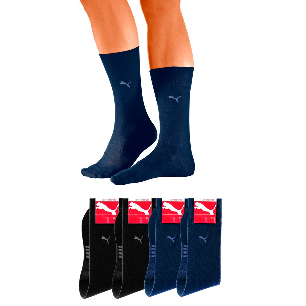 PUMA Basicsocken, (4 Paar)