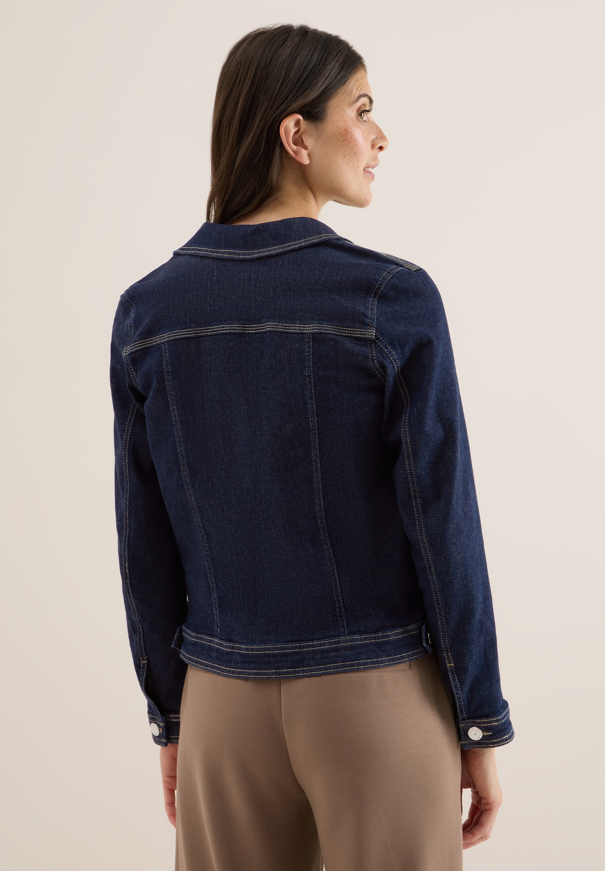 Cecil Jeansjacke, ohne Kapuze, mit Knopfleiste