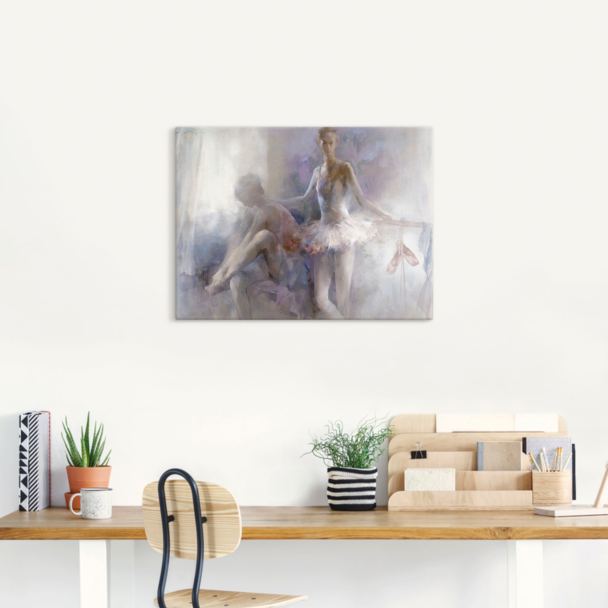 Artland Leinwandbild "Ballett-Mädchen" Sport 1 Stk. tlg. auf Holzrahmen ges günstig online kaufen