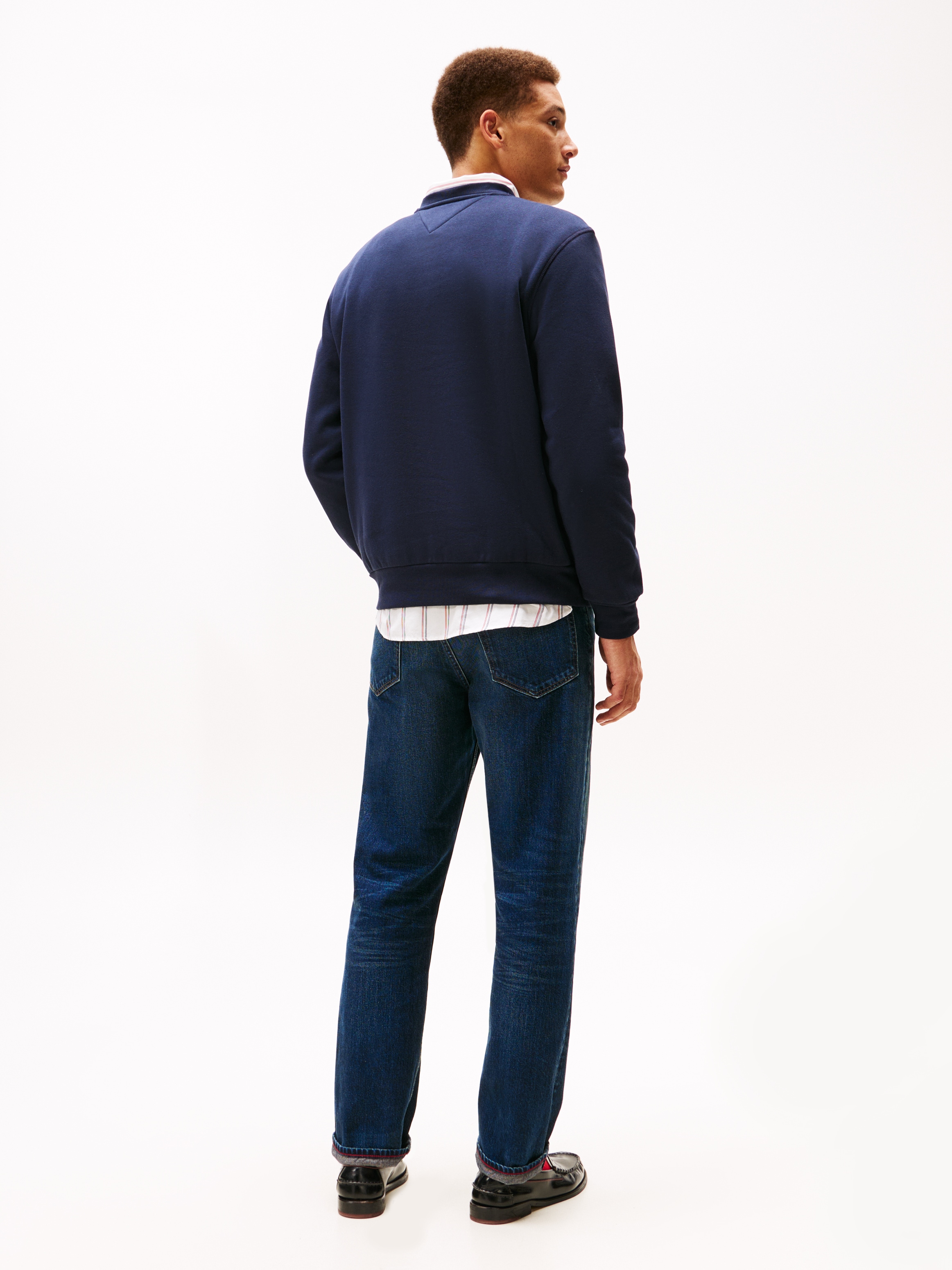 Tommy Hilfiger Sweatshirt »HILFIGER ARCH«, normale Passform, kontrastfarbener Print, Rundhals
