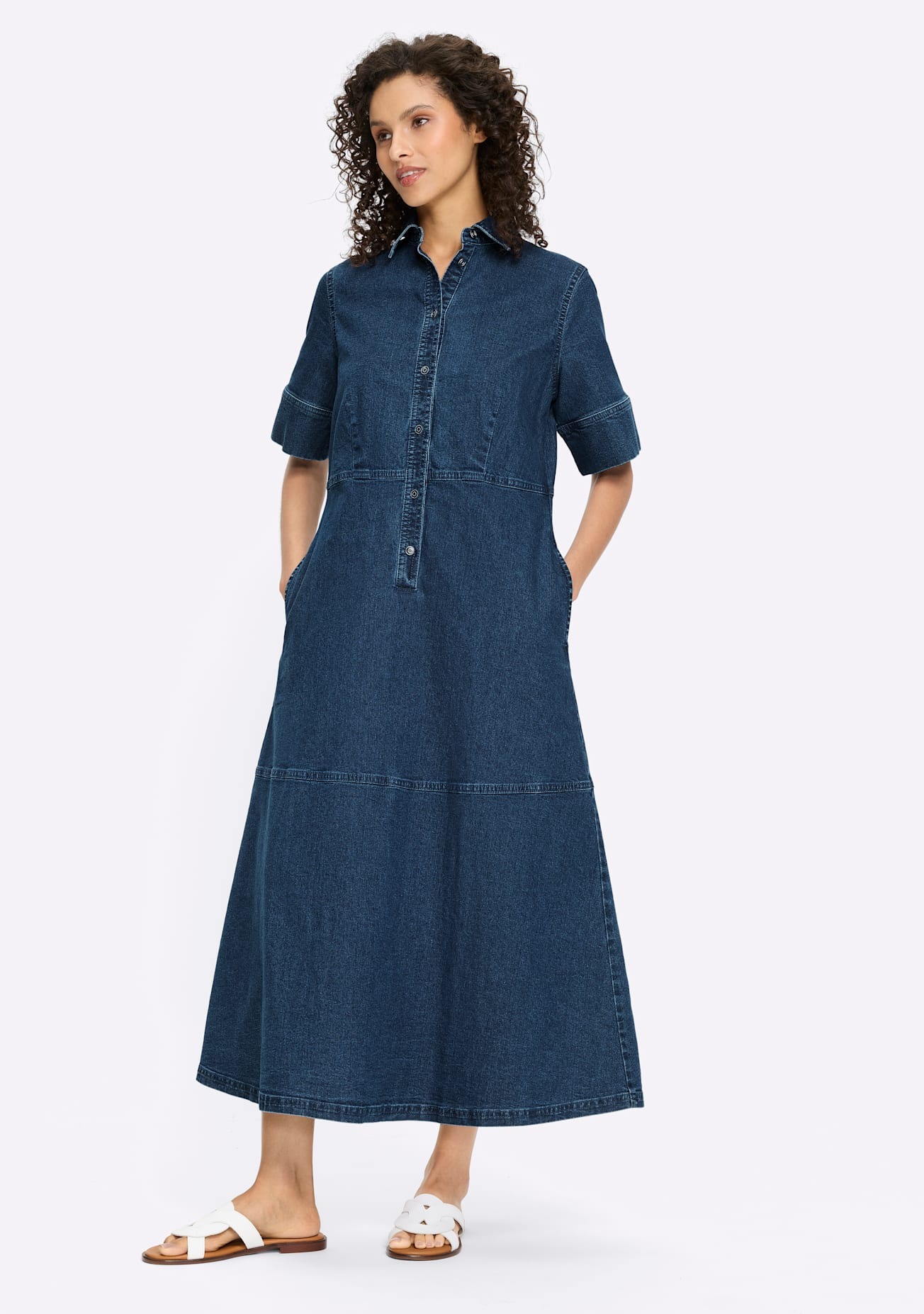 heine Jeanskleid "Kleid" Nahttasche günstig online kaufen