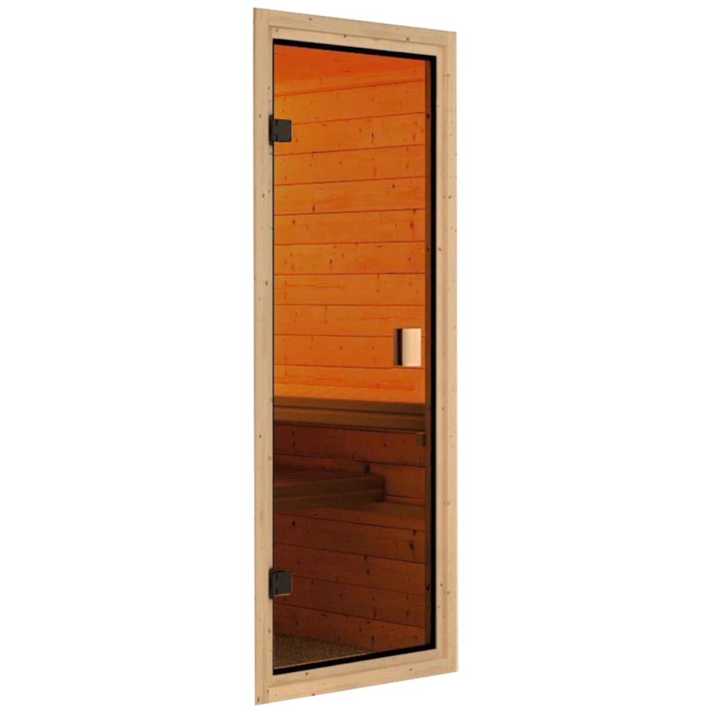 welltime Sauna »Ricky«, 4,5-kW-Ofen mit int. Steuerung