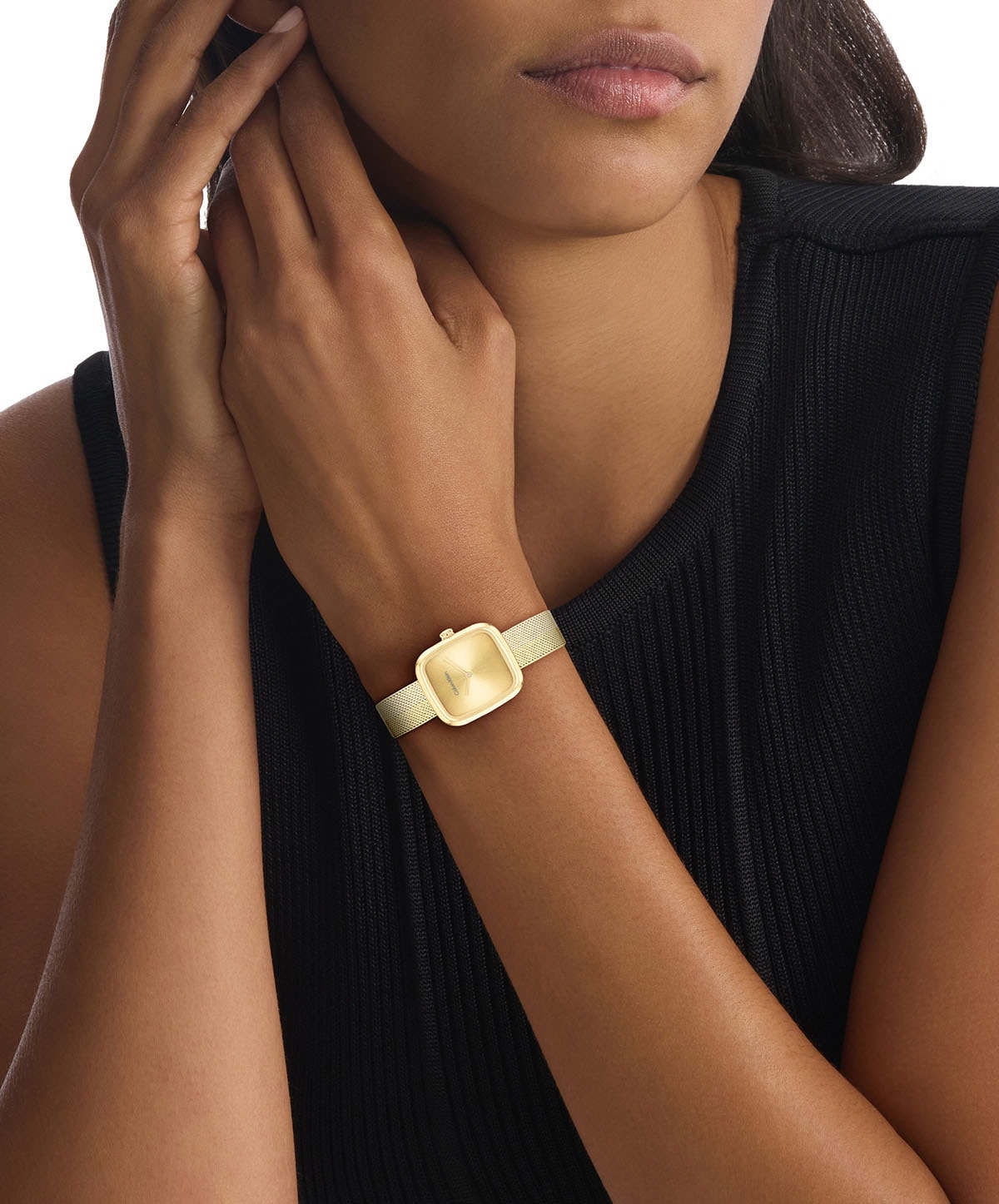 Calvin Klein Quarzuhr »CK Adore«, Armbanduhr, Damenuhr, Edelstahlarmband, analog