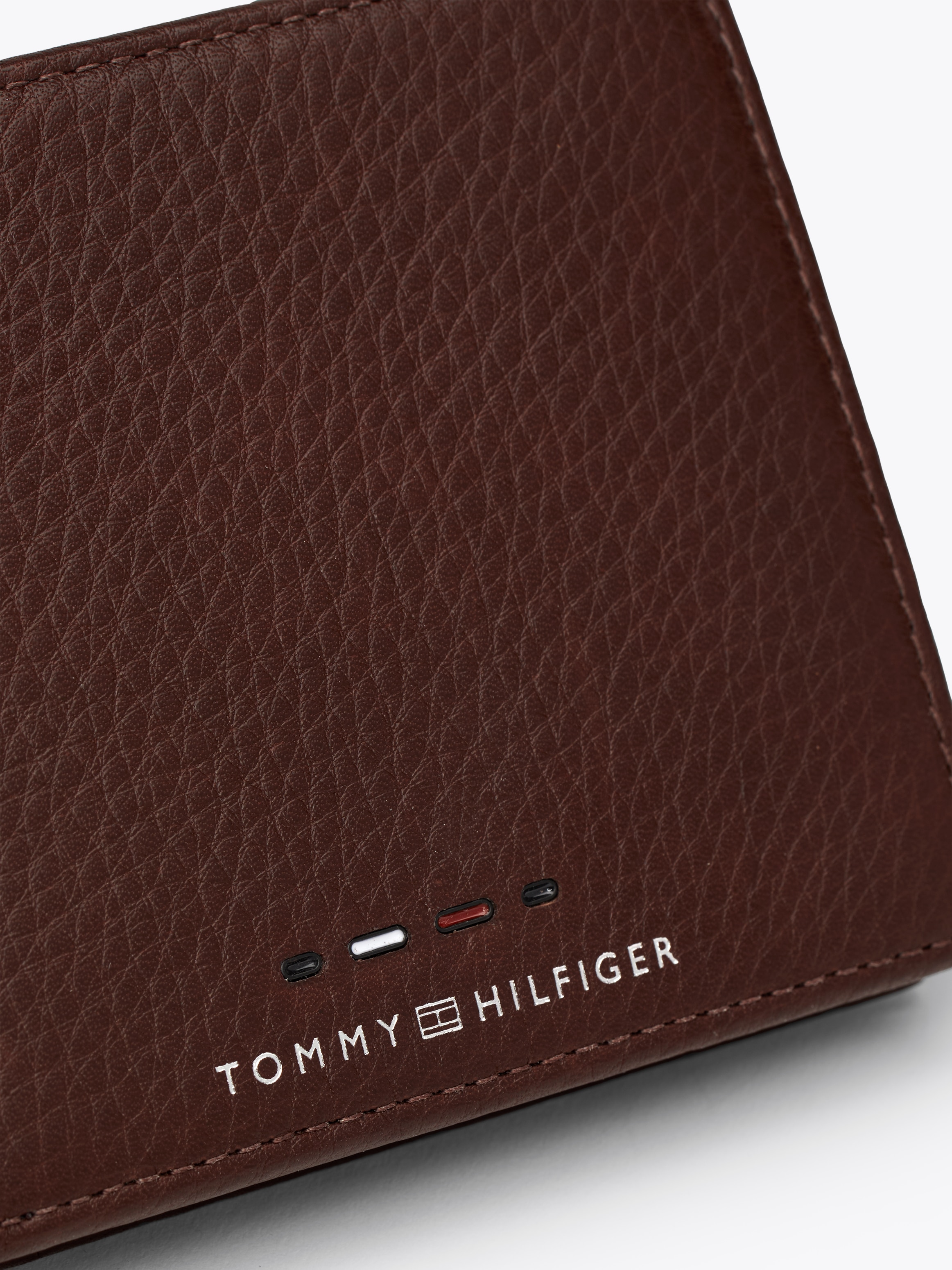 Tommy Hilfiger Geldbörse »Men TH PREMIUM CC FLAP AND COIN Bifold Wallet«, Herren Portemonnaie Leder