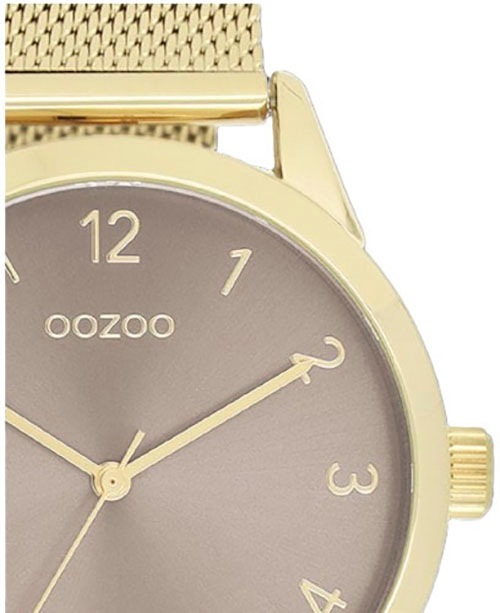 OOZOO Quarzuhr, Armbanduhr, Damenuhr, Herrenuhr, Lederarmband, analog