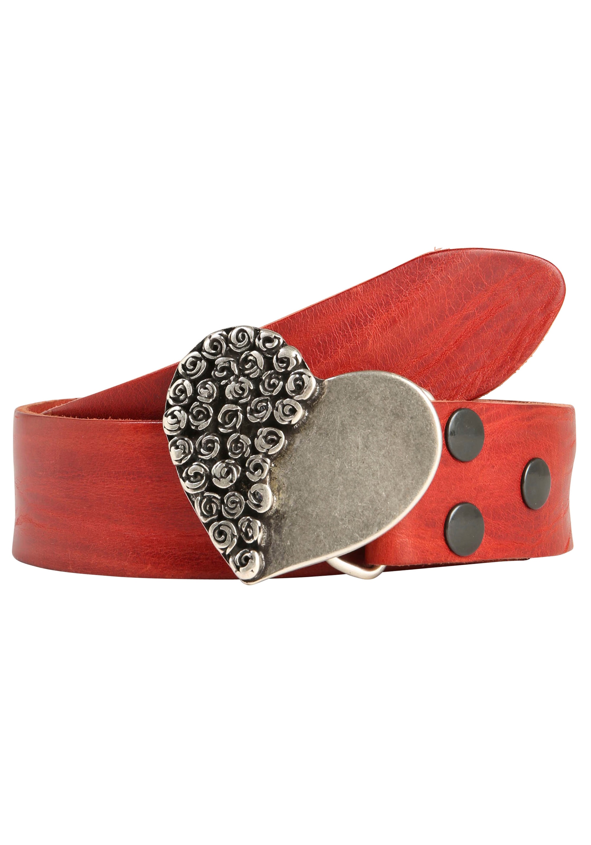Rettungsring Gürtel Ledergürtel mit austauschbarer Schließe "Rosenherz Halb günstig online kaufen