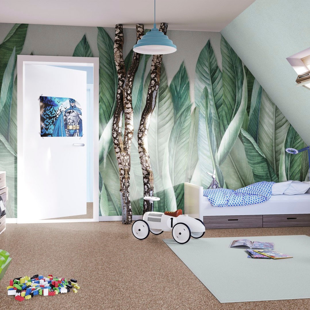 Bodenmeister Teppichboden »Baltic, Schlinge - meliert«, rechteckig, 5 mm Höhe, Wohnzimmer, Schlafzimmer, Kinderzimmer, Breite 400/500 cm