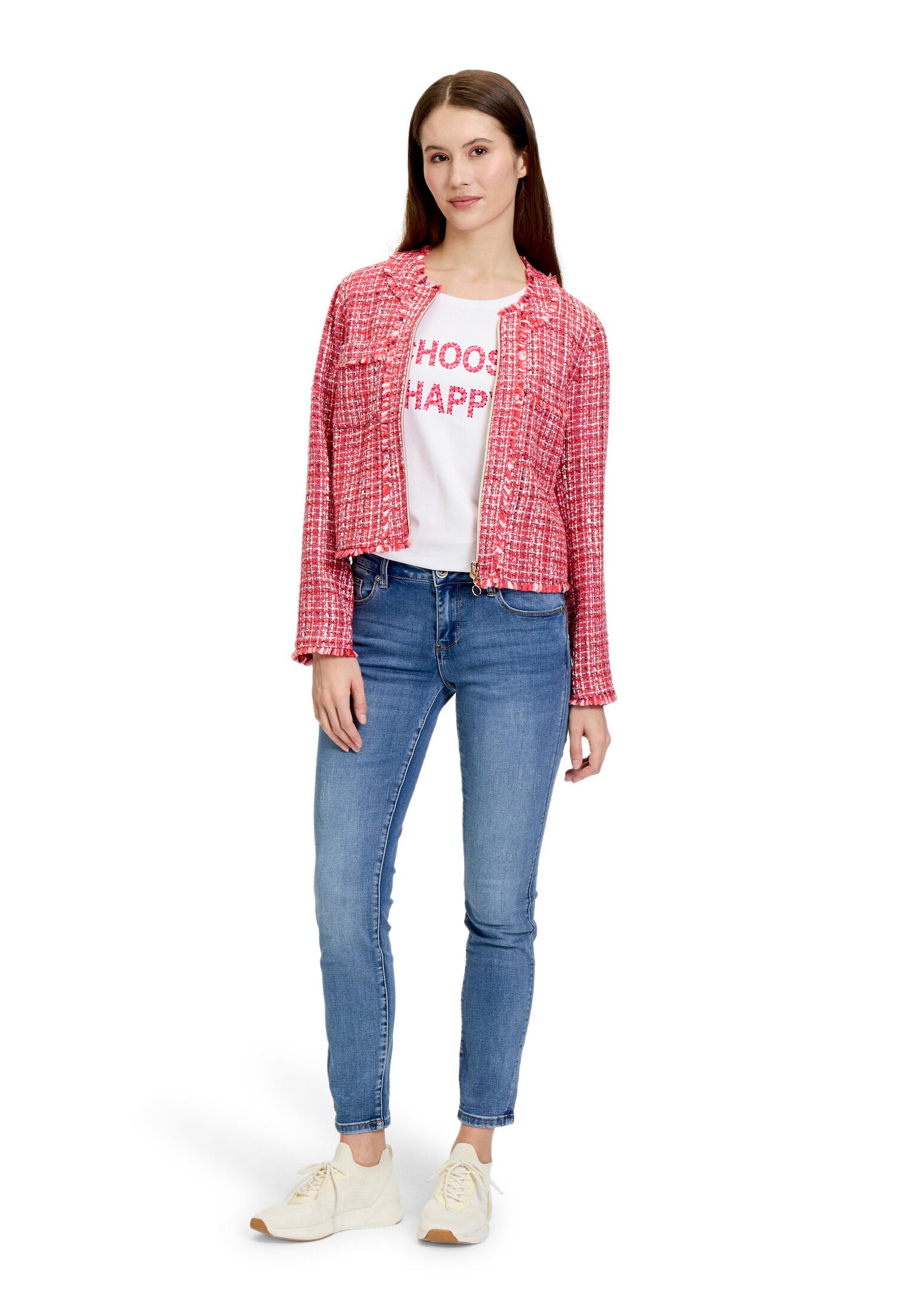 Betty Barclay Jackenblazer »Damen mit Fransen« Material