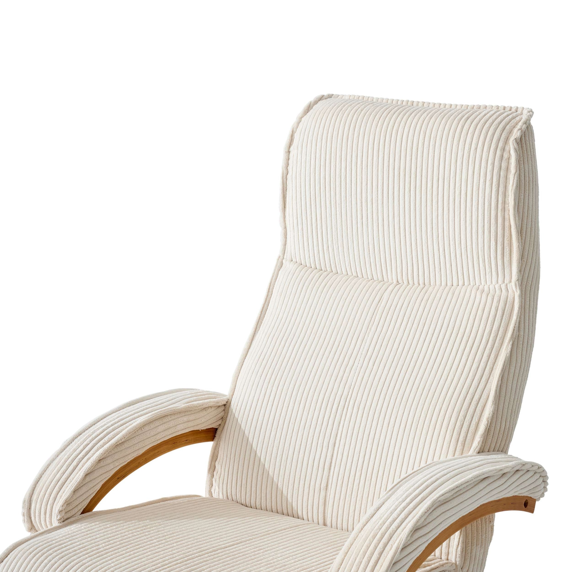 Home affaire Relaxsessel »Paris, mit Hocker - OTTO. Verlässliche Qualität.« bestehend aus Sessel und Hocker,  manuelle Relaxfunktion mit Drehfunktion, neu: Cord-Bezug