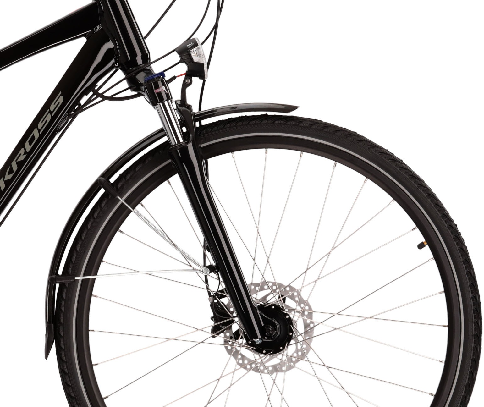 Kross Trekkingrad »Trekkingrad Trans 5.0 schwarz 24 Gänge«, 24 Gang, Shimano, DEORE M592 Schaltwerk, Kettenschaltung