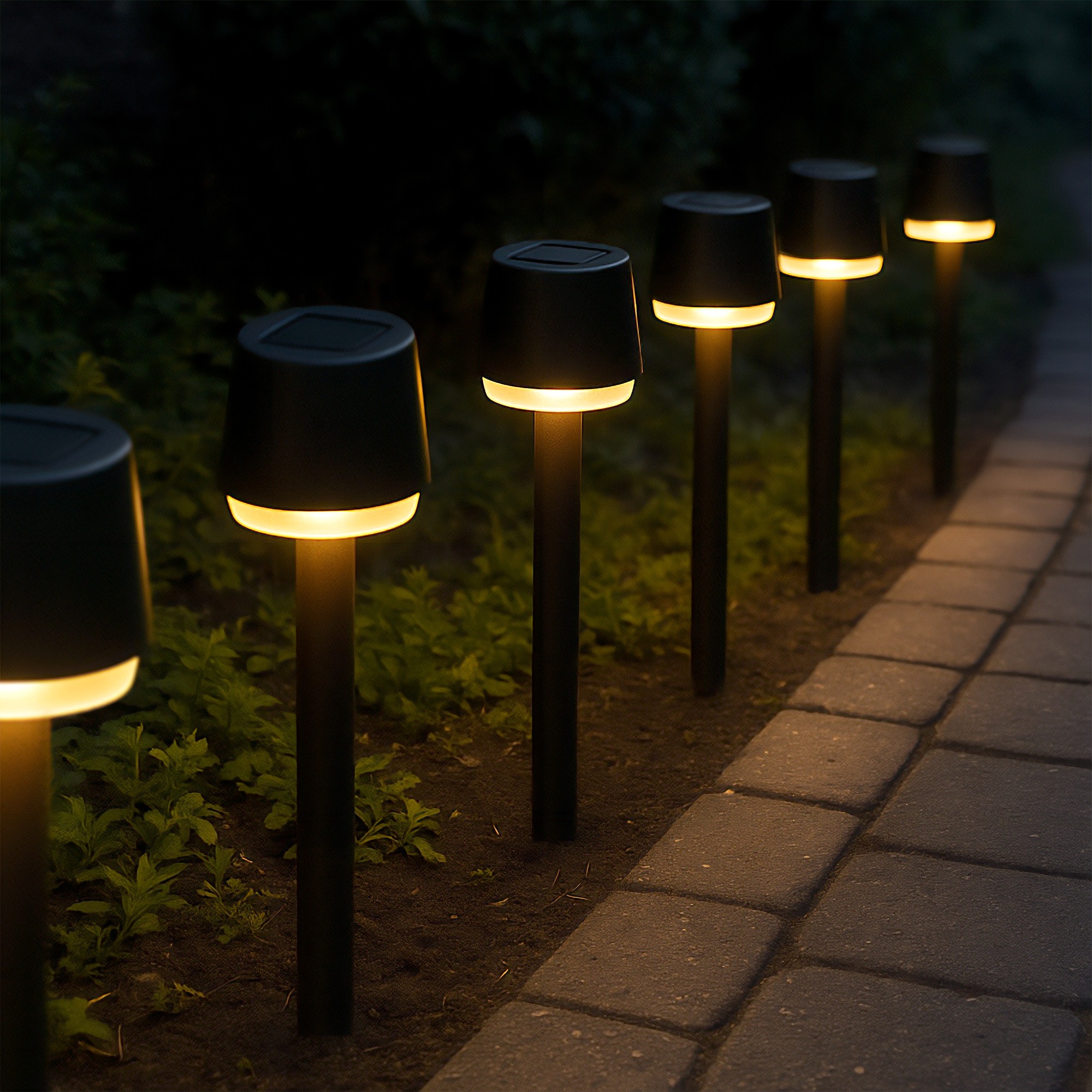 my home LED Solarleuchte "Ilian, LED-Solar Gartenlicht, 6er Set", Leuchtmit günstig online kaufen