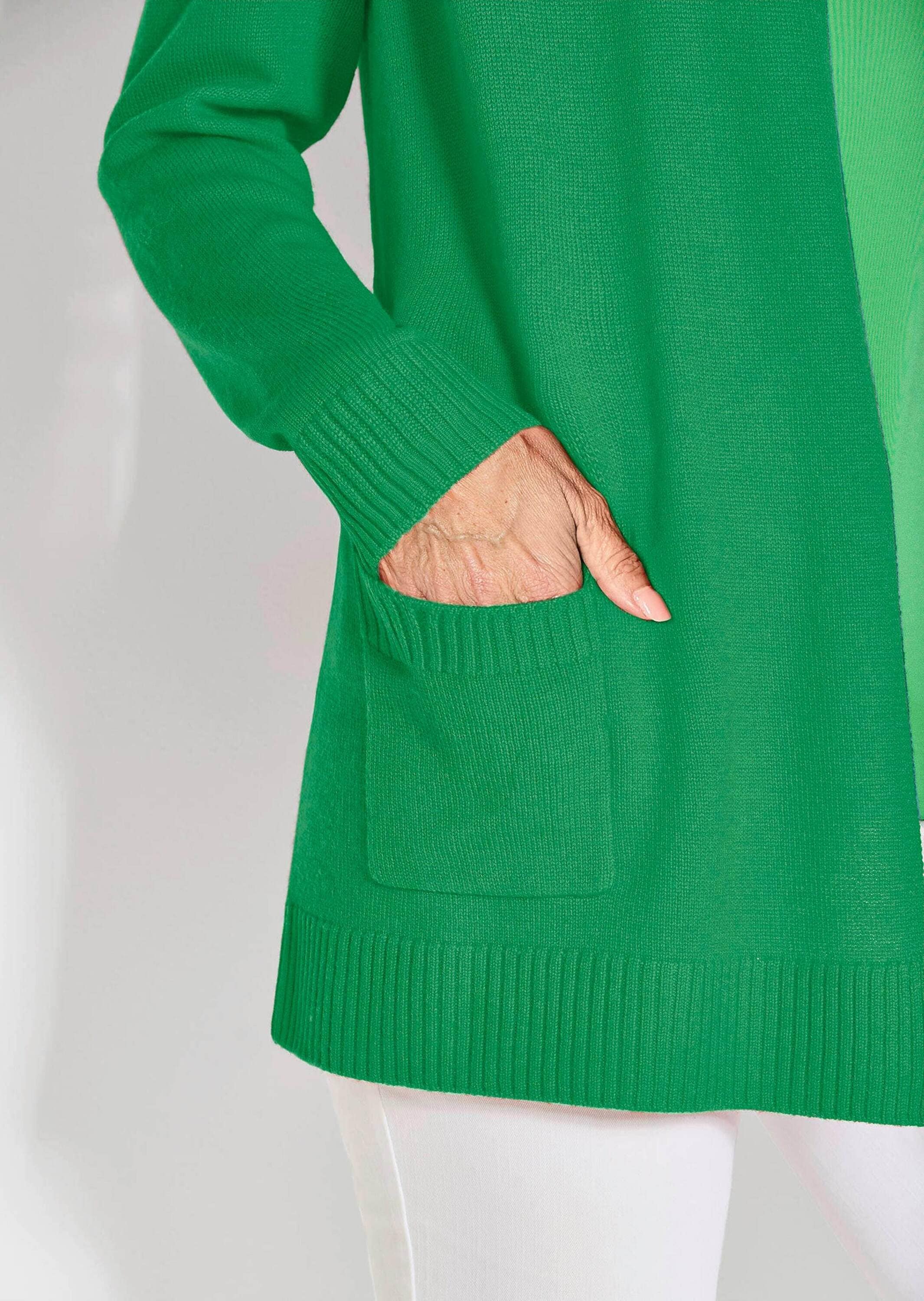 GOLDNER Strickjacke »Strickjacke Strickjacke aus Merinowolle«
