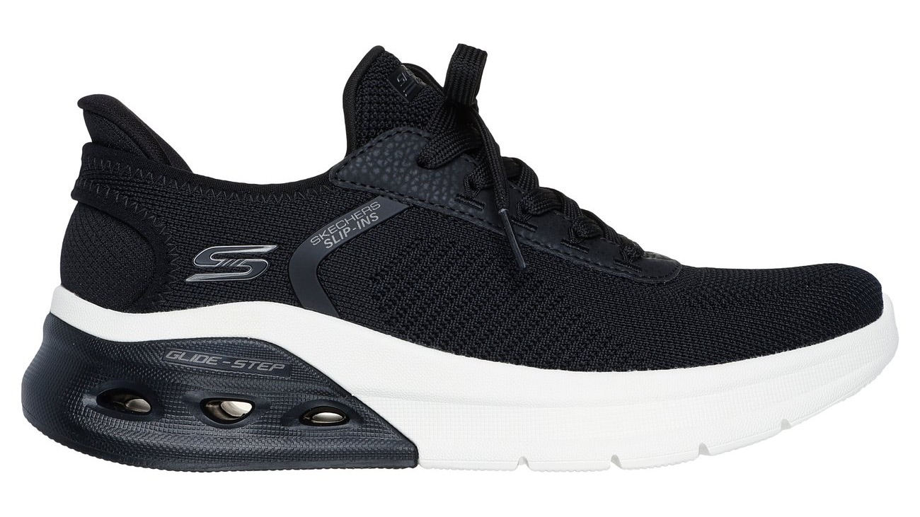 Skechers Slip-On Sneaker »BOBS ARC WAVES 2.0«, Trainingsschuh, Slipper, Schnürschuh in veganer Verarbeitung