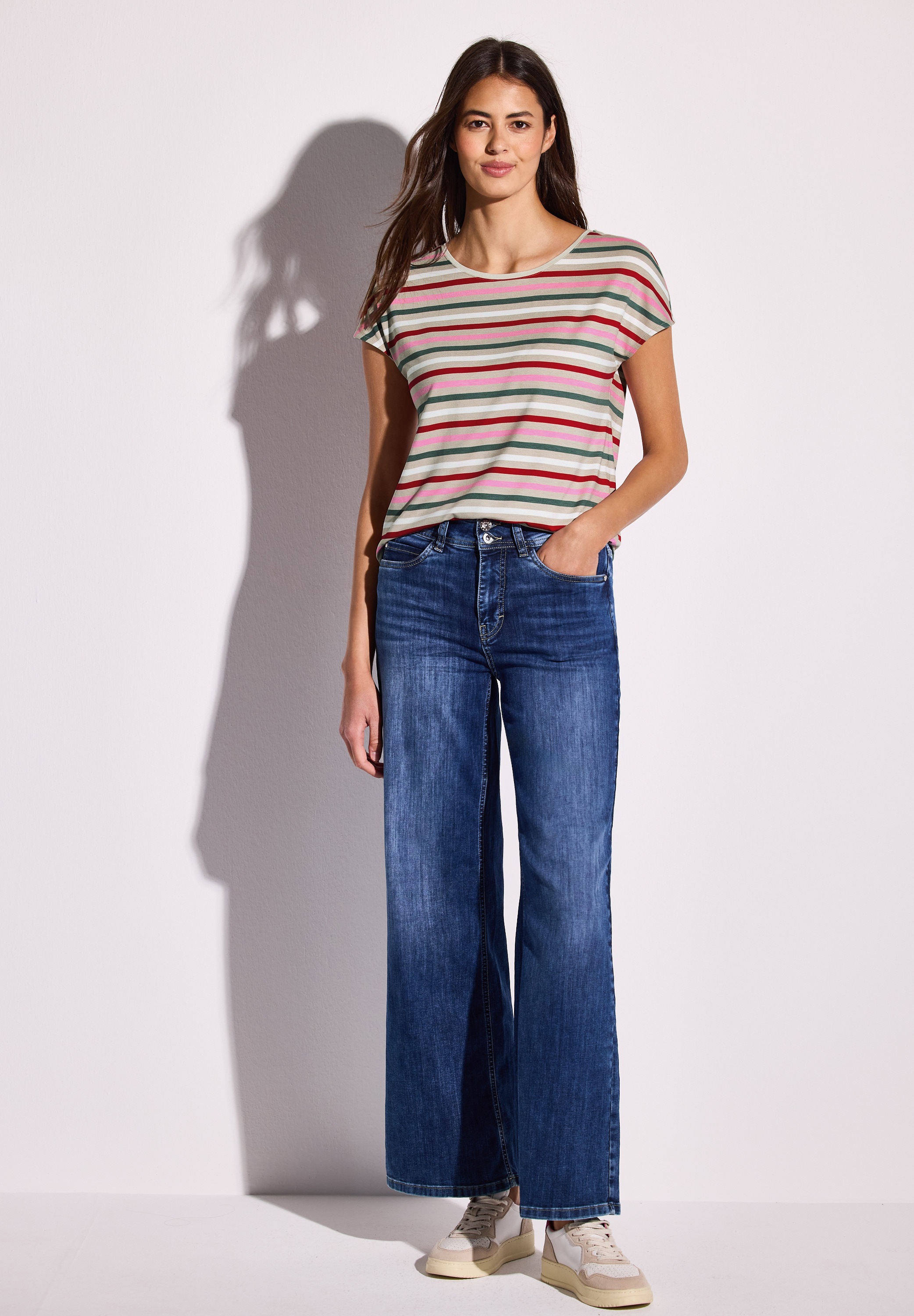 Thumbnail - STREET ONE T-Shirt aus softer Viskose