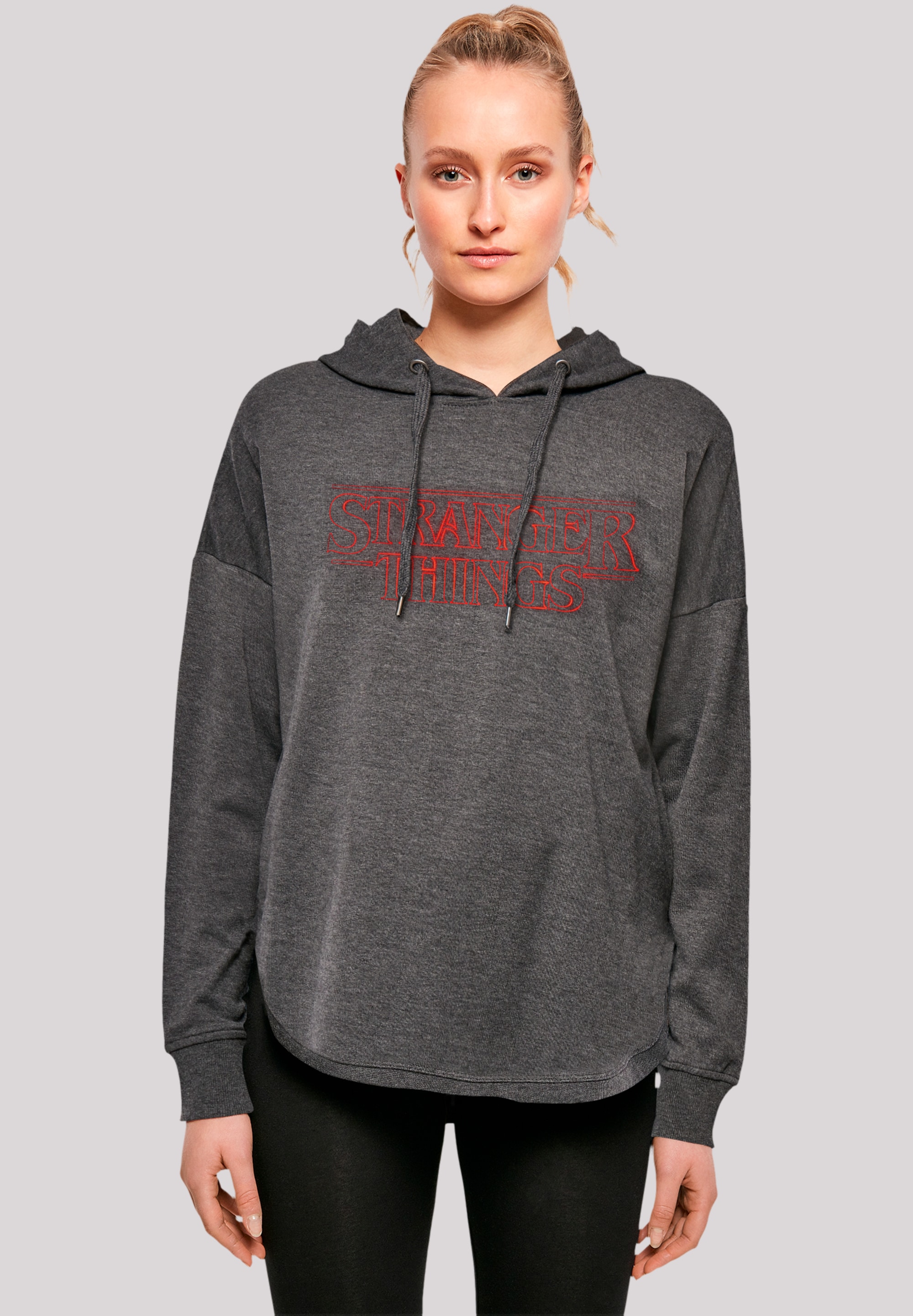 F4NT4STIC Kapuzenpullover "Stranger Things Glow Logo Netflix TV Series", Premium Qualität