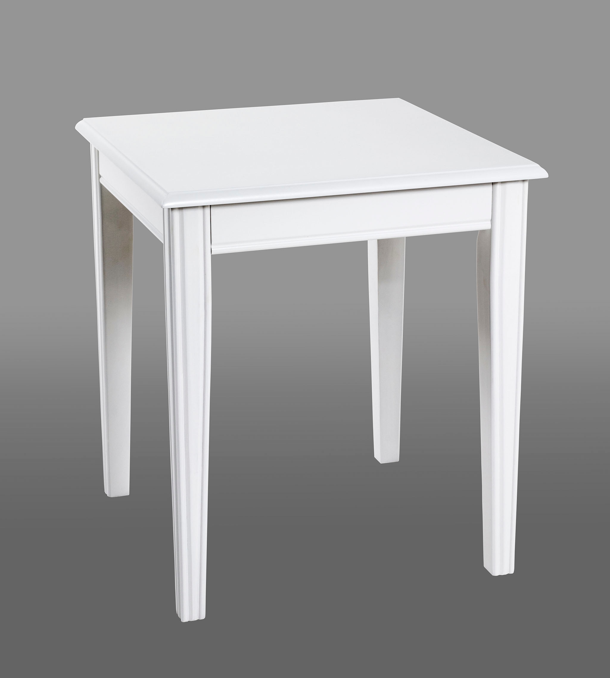 HAKU Beistelltisch "Sofatisch, Wohnzimmertisch" 1 Stk. tlg. quadratisch - aus MDF Weiß B/T/H 45/45/51 cm