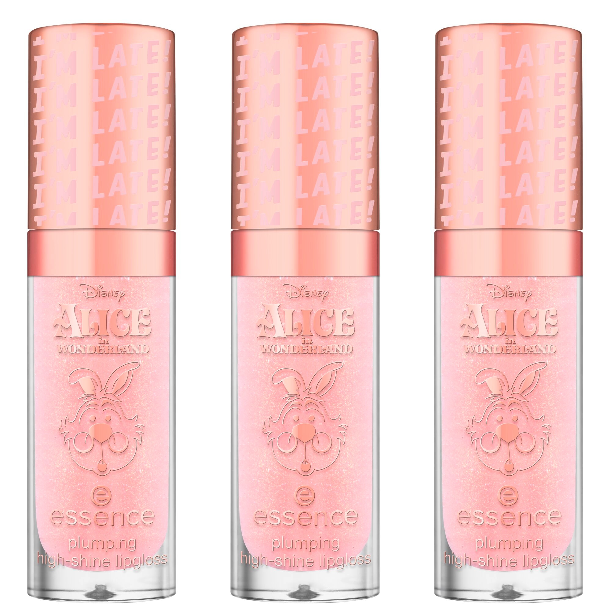 ESSENCE Damen Lipgloss "Disney Alice in Wonderland plumping high-shine lipgloss"purrfect smile, Lippen-Kosmetika