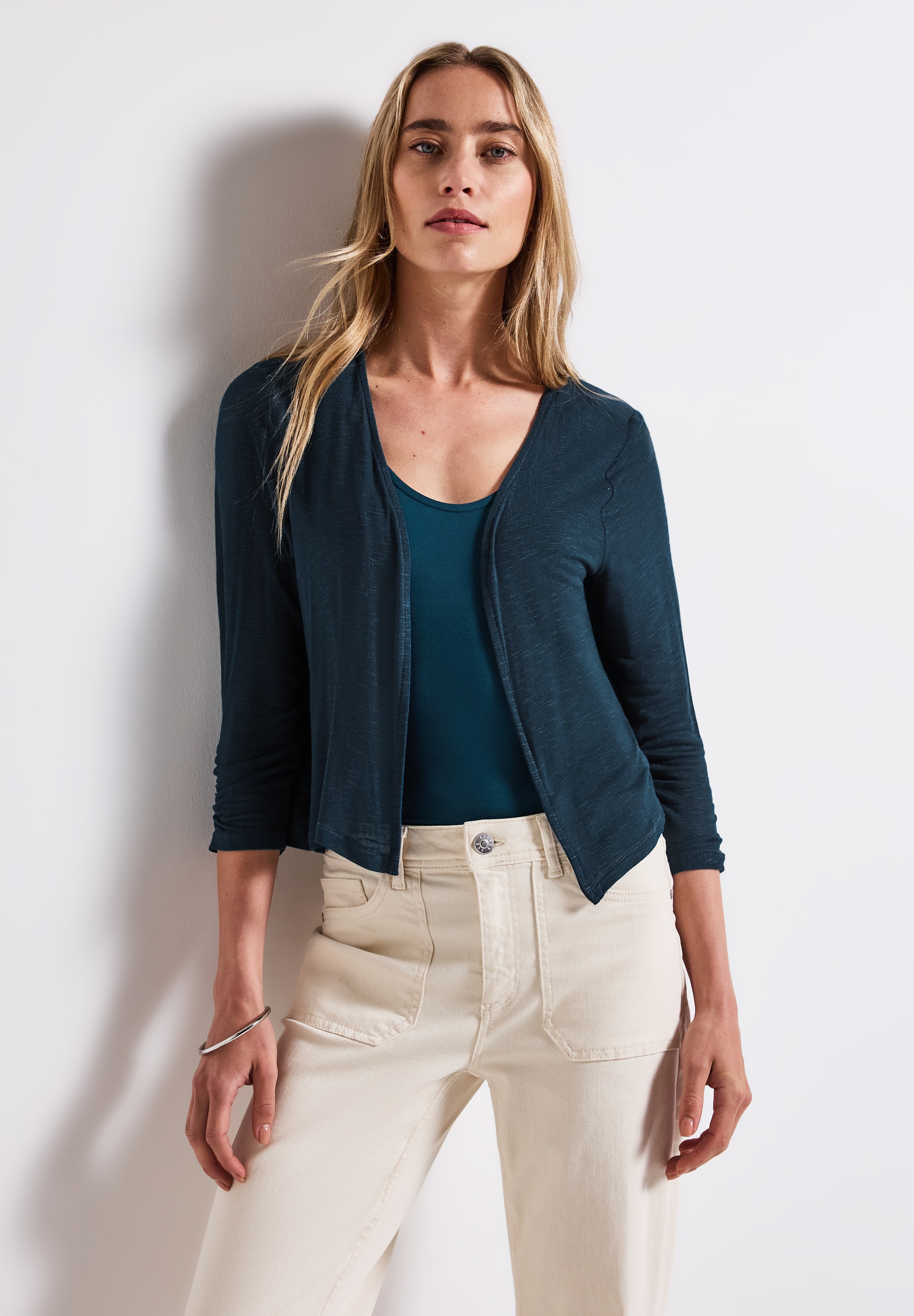 STREET ONE Shirtjacke "Style Suse", mit Stretchanteil günstig online kaufen