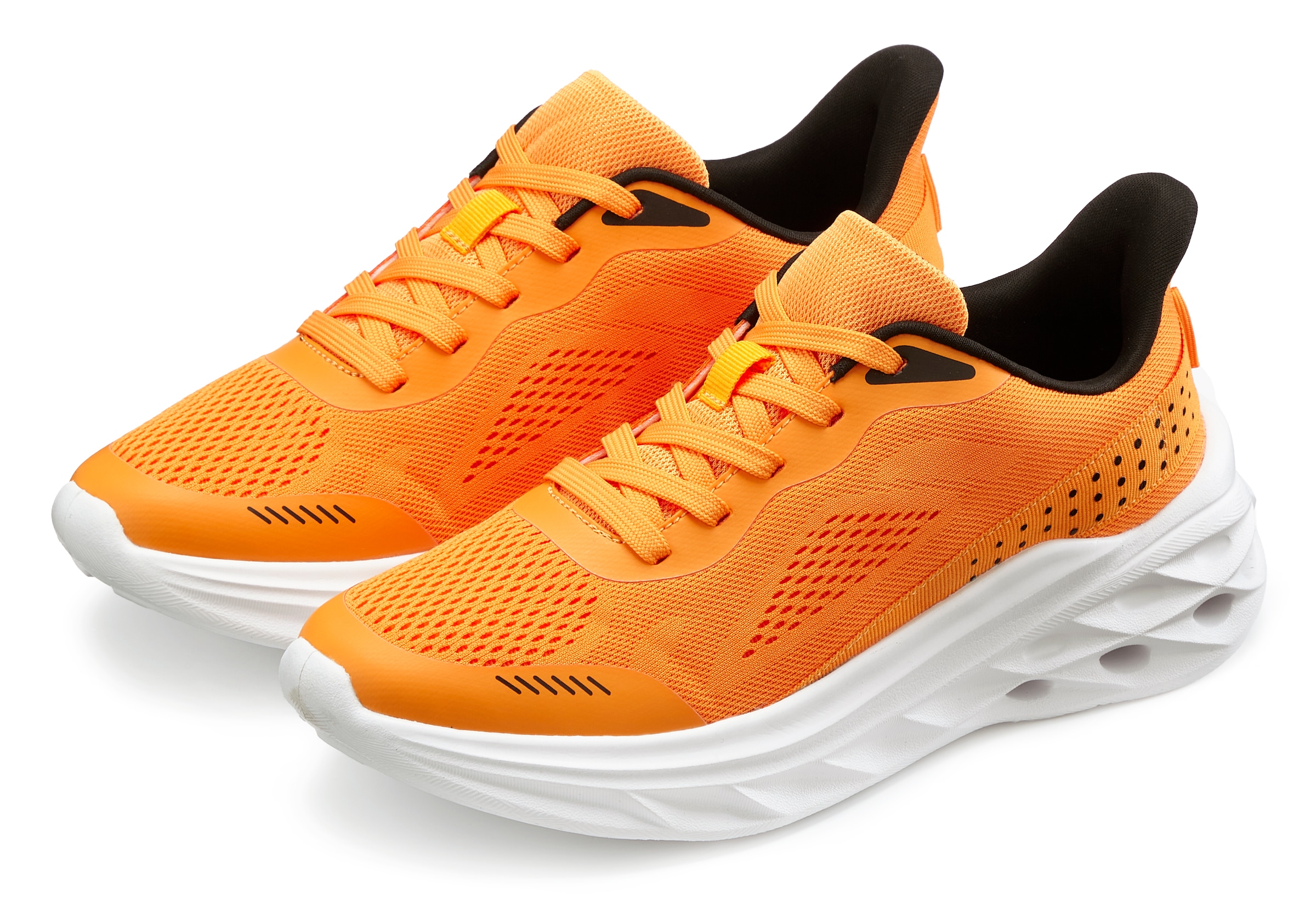 John Devin Sneaker "Schnürschuh, Freizeitschuhe, Schnürhalbschuhe, Halbschuh, Turnschuh" NEU im sportiven Look aus luftigem Mesh-Material VEGAN