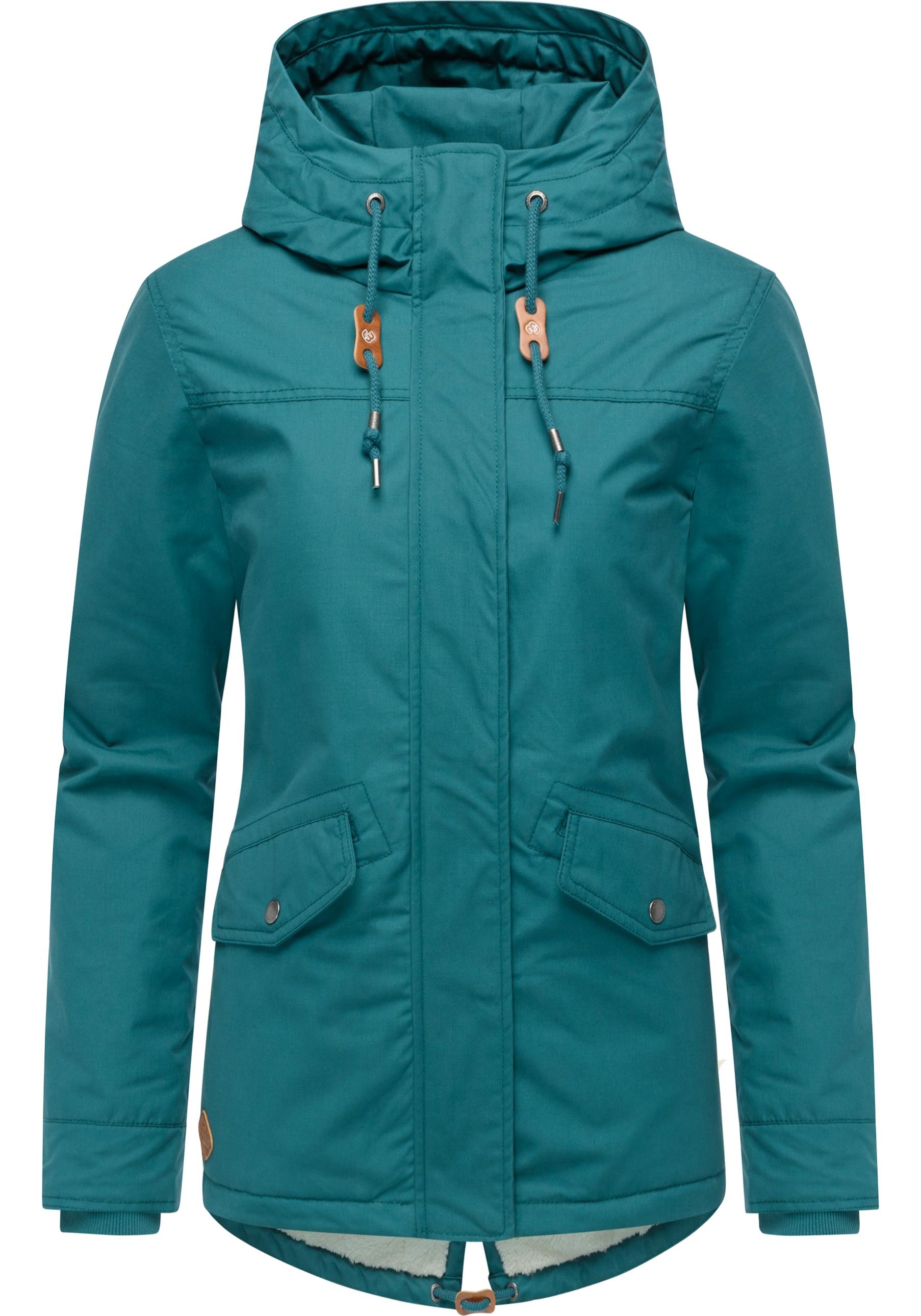 Ragwear Winterjacke "Parkker Warm YOUMODO" mit Kapuze Winter Parka mit kuscheligem Teddy-Innenfutter