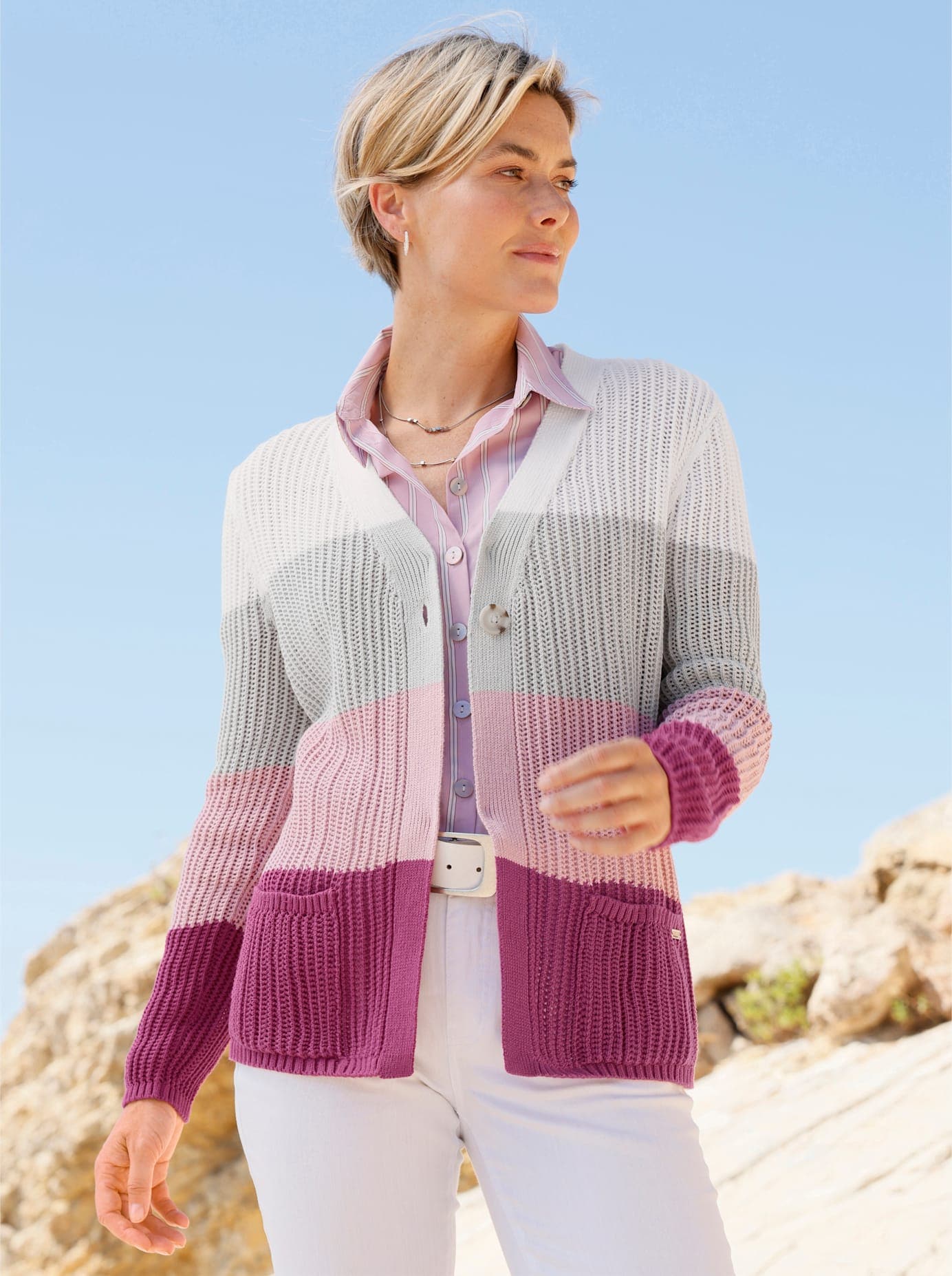 Casual Looks Strickjacke