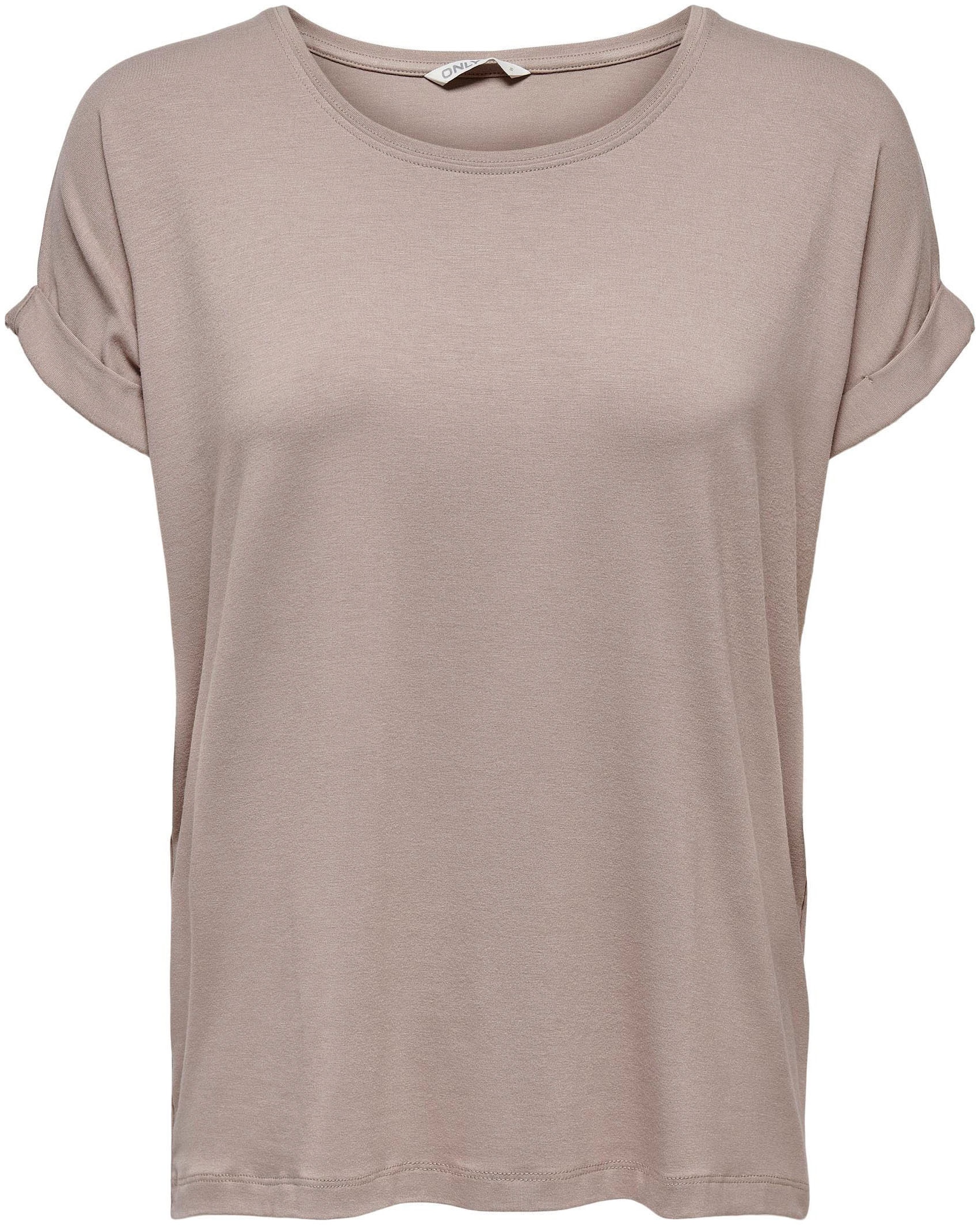 ONLY T-Shirt »ONLMOSTER S/S O-NECK TOP NOOS JRS«, mit Aufschlag am Arm