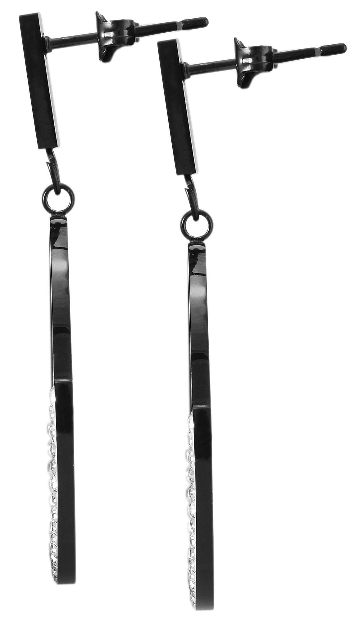 Adelia´s Paar Ohrhänger "Damen Ohrringe – Ohrstecker aus Edelstahl mit Stra günstig online kaufen