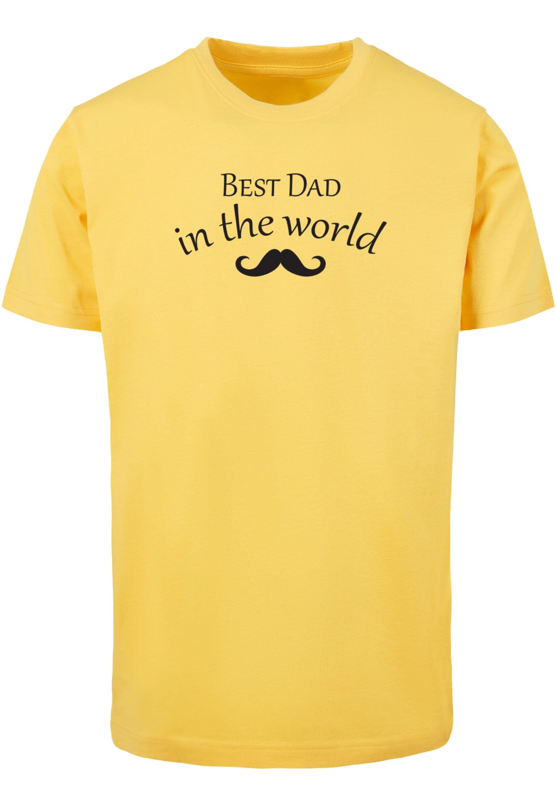 T-Shirt »Merchcode Herren Fathers Day - Best dad in the world 2 T-Shirt«, (1 tlg.)