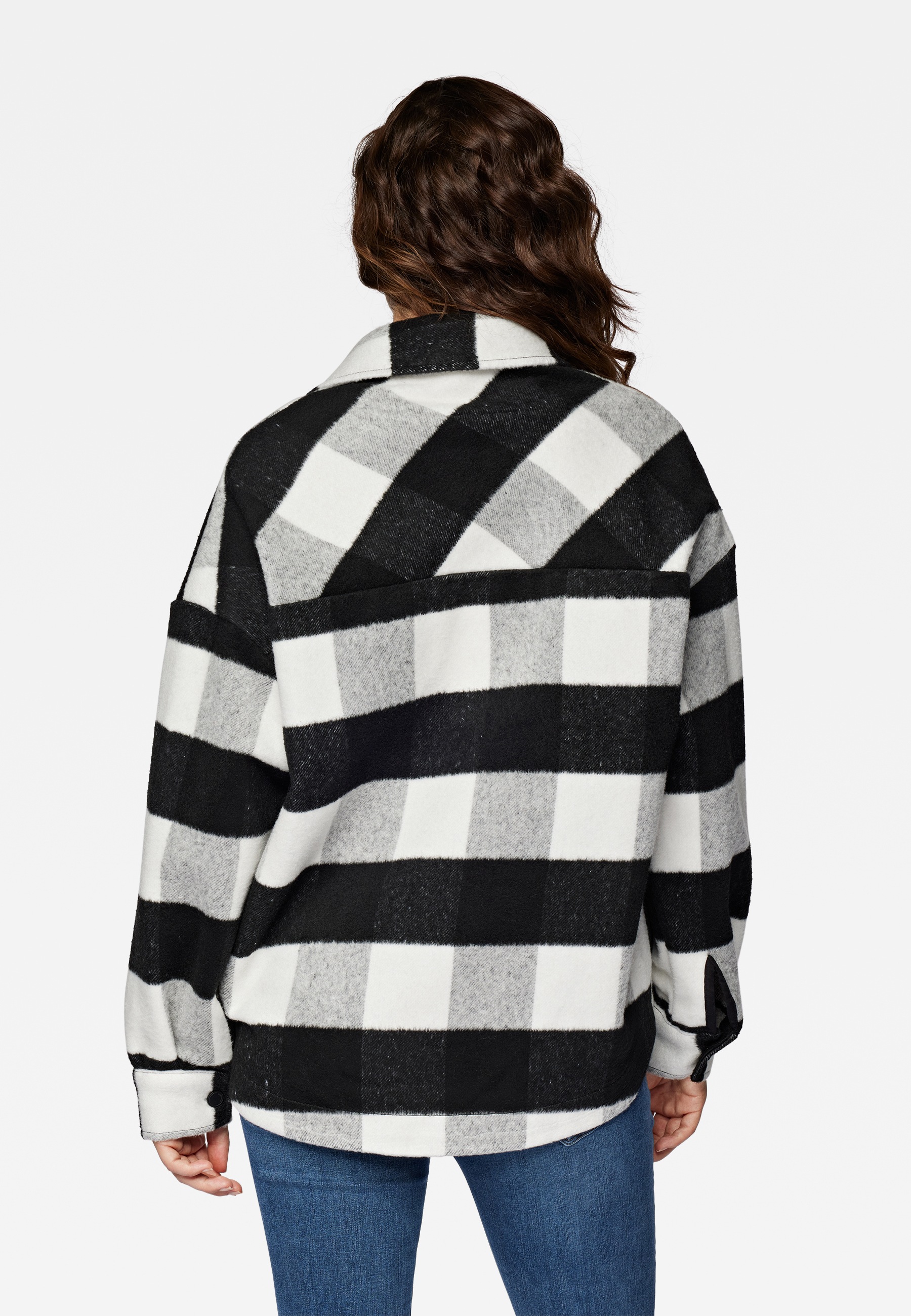 Mavi Cordjacke »CHECK SHIRT«, ohne Kapuze, Check Overshirt