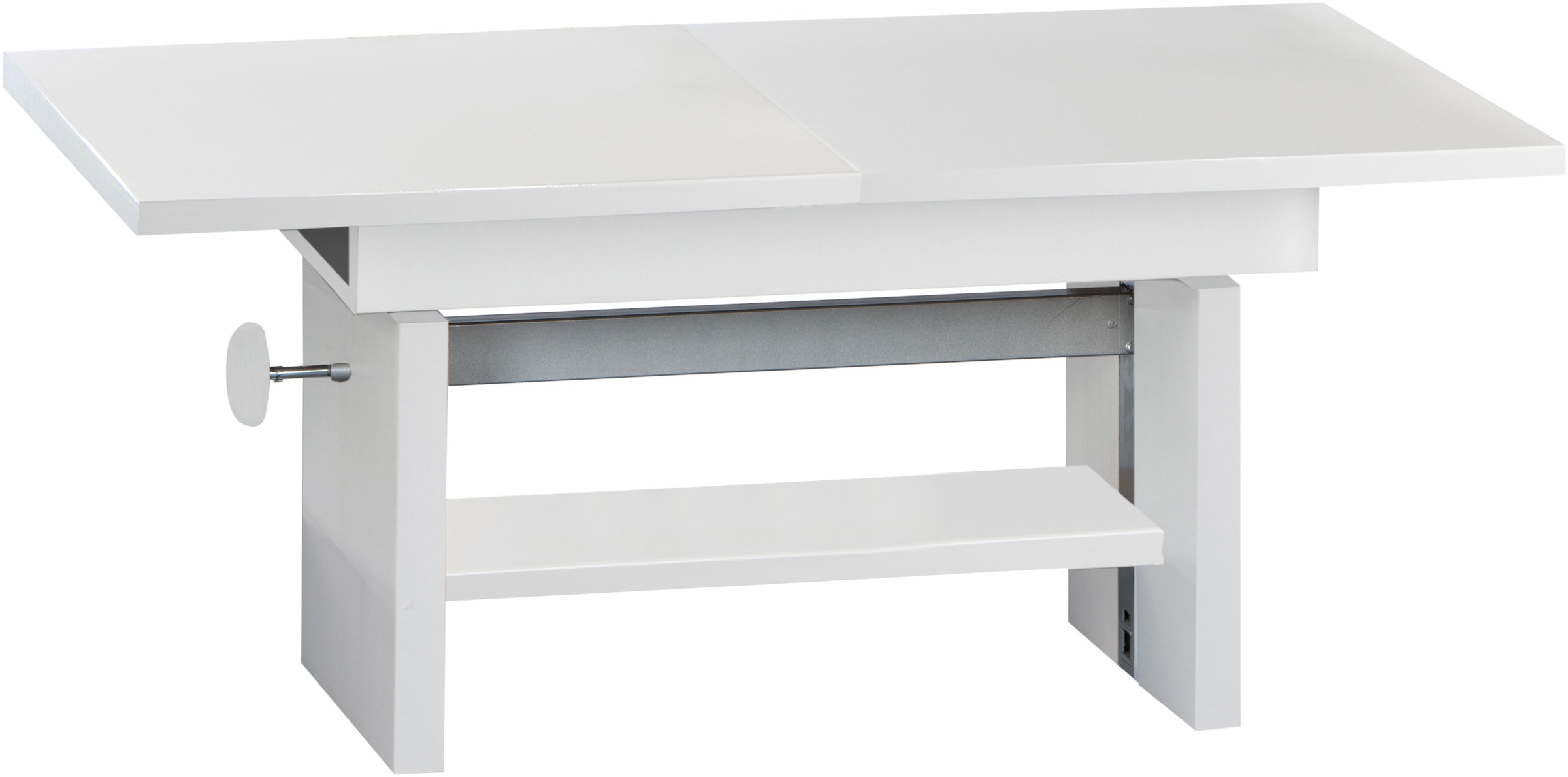 Stolkom Couchtisch "Event höhenverstellbar, ausziehbar, BxHxT 110-150x48-63 günstig online kaufen