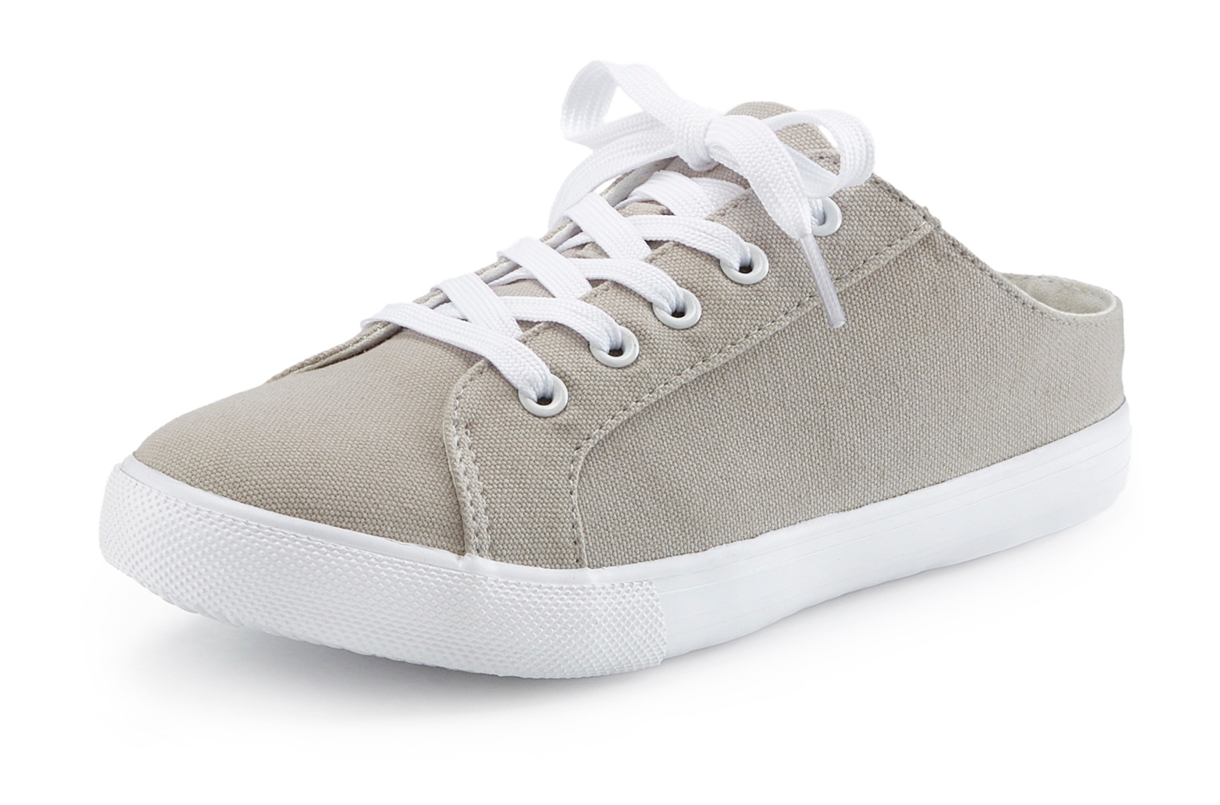 Vivance Sabot "Sneaker, Clog", zum Reinschlüpfen mit Schnürung VEGAN günstig online kaufen