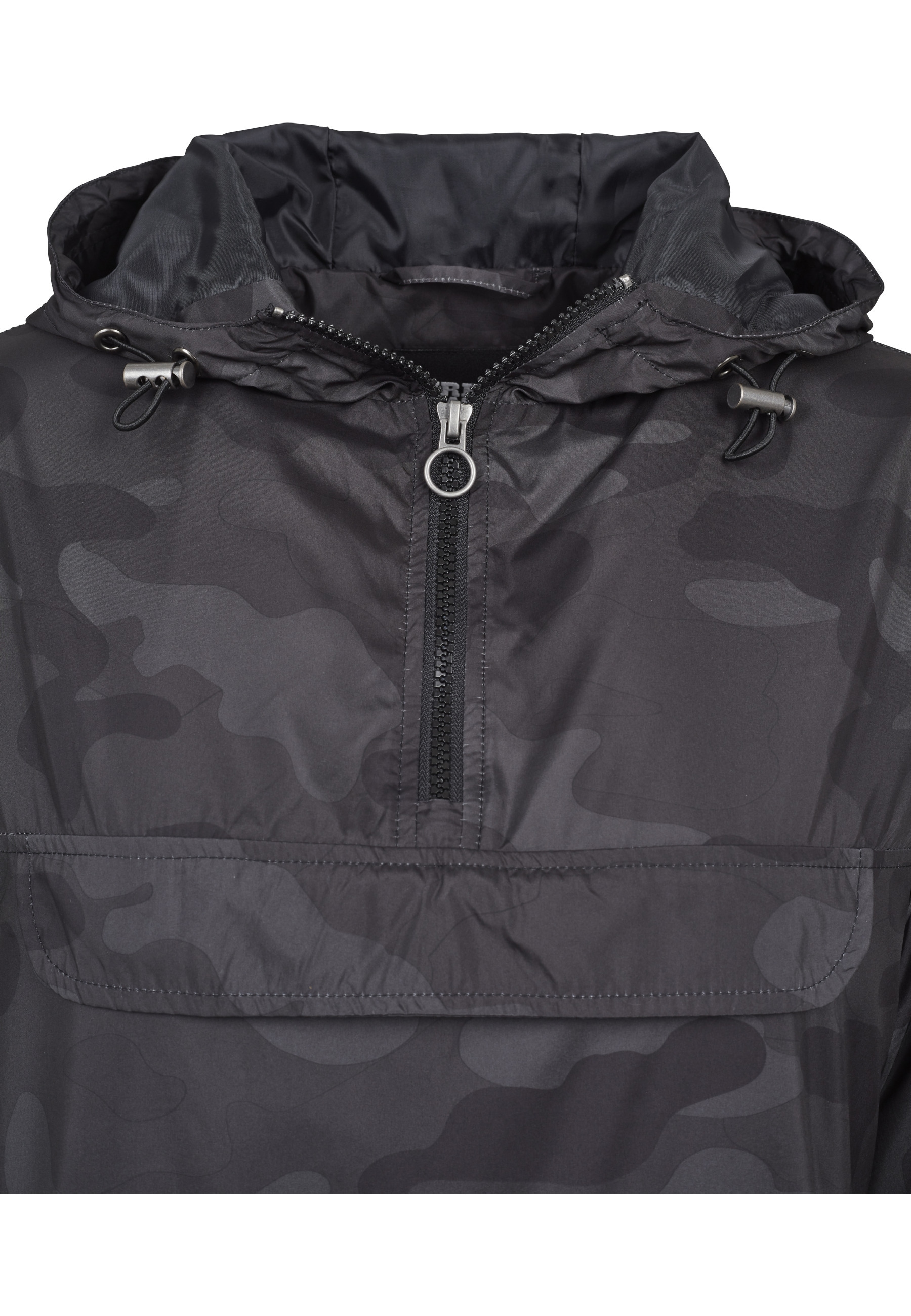 URBAN CLASSICS Outdoorjacke »Urban Classics Damen Ladies Camo Pull Over Jacket« 1 Stk. tlg. mit Kapuze