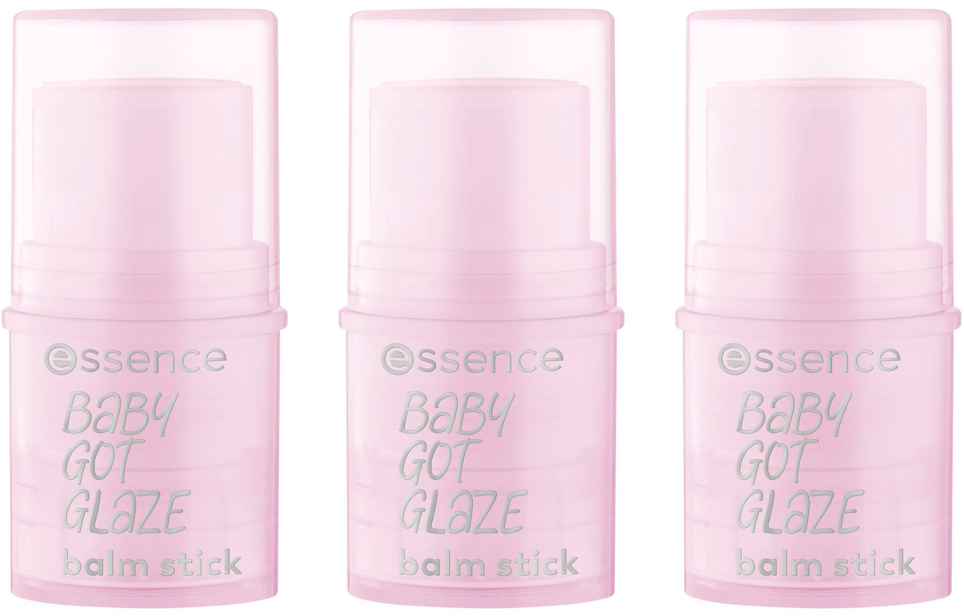 Essence Highlighter »BABY GOT GLAZE balm stick«, (Set, 3 tlg.)