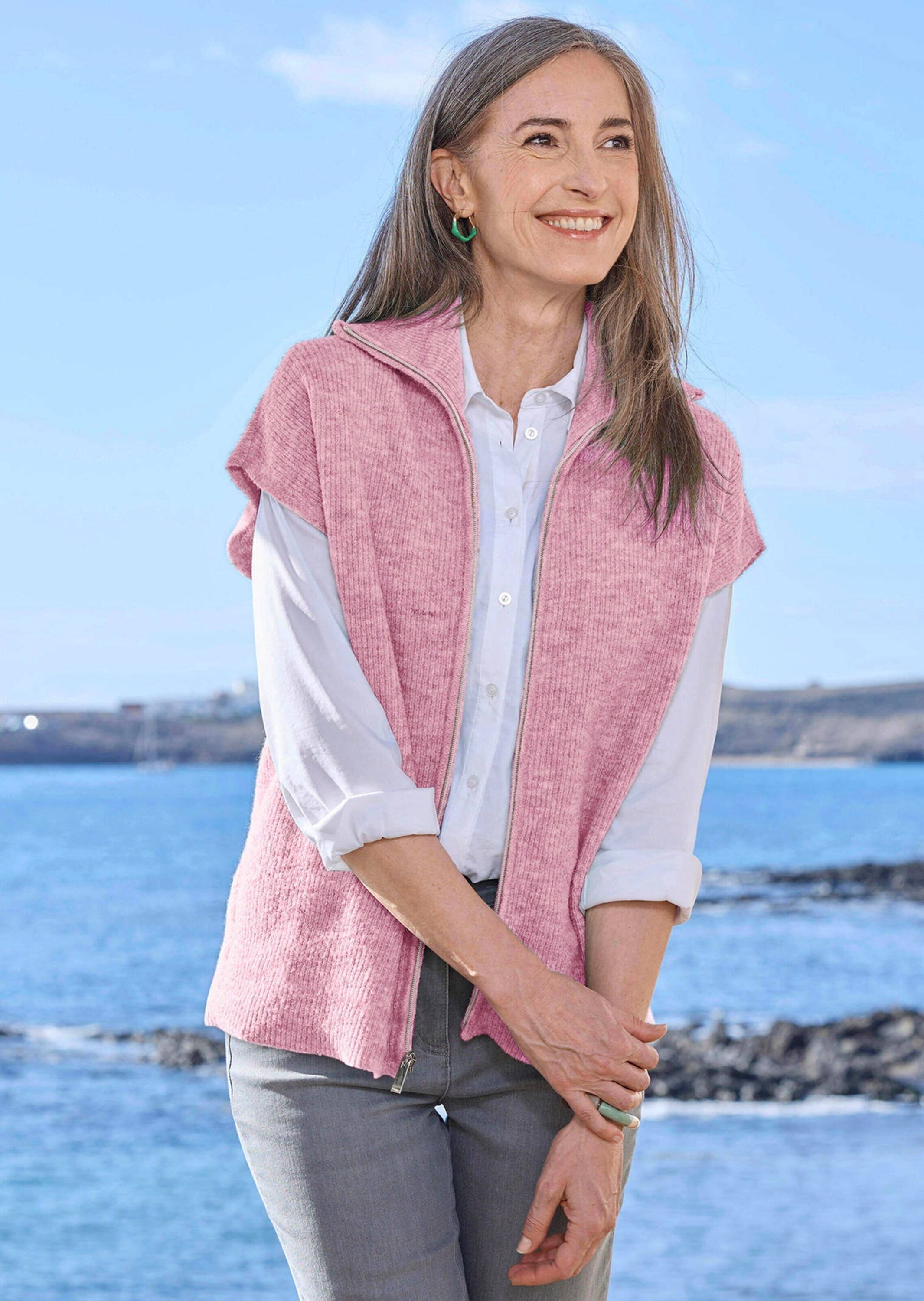 Goldner Short Vest Womens Pink Size 21 3