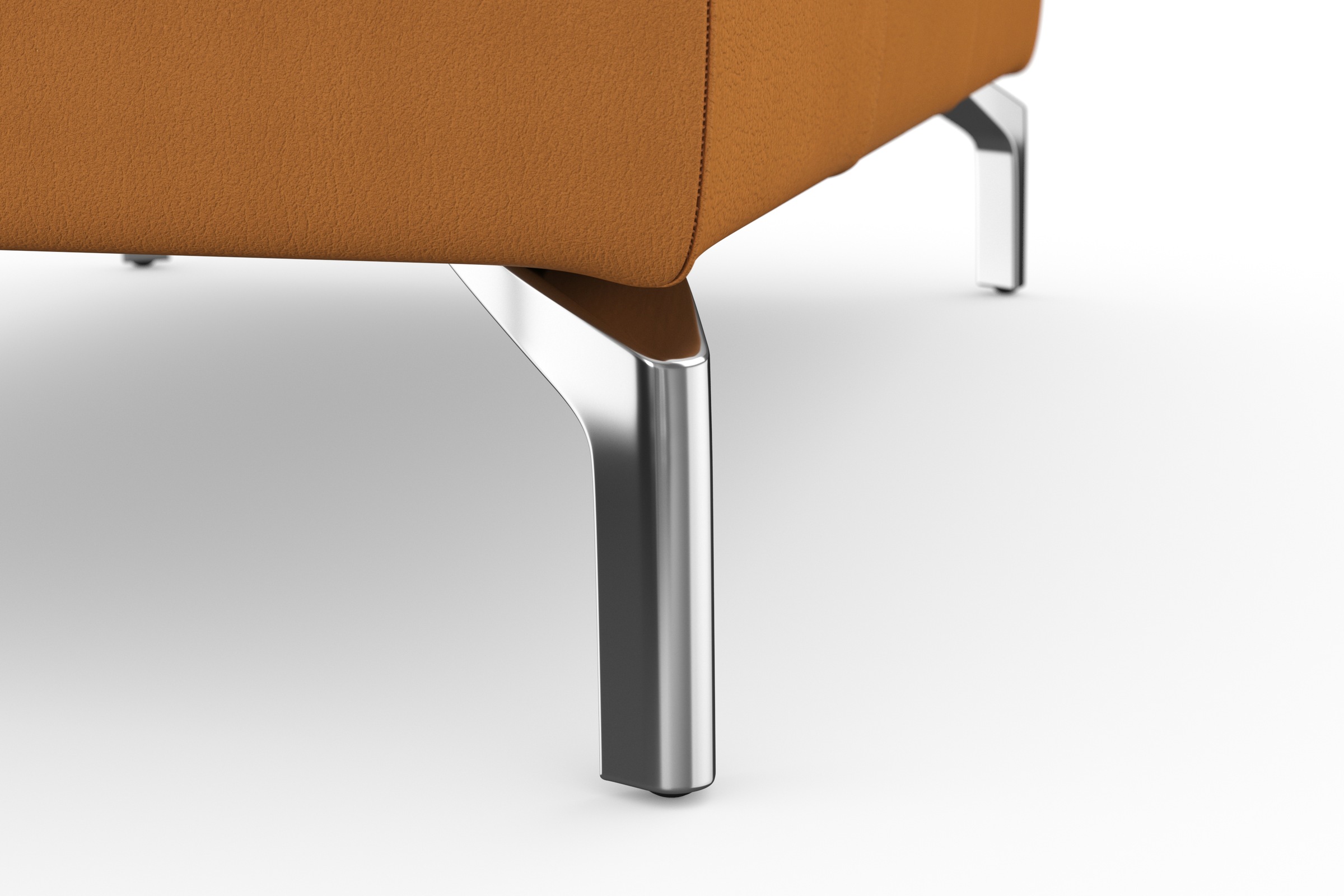 sit&more Hocker »Bendigo«, mit Klappfunktion, Bodenfreiheit 15 cm, wahlweise in 2 Fußfarben