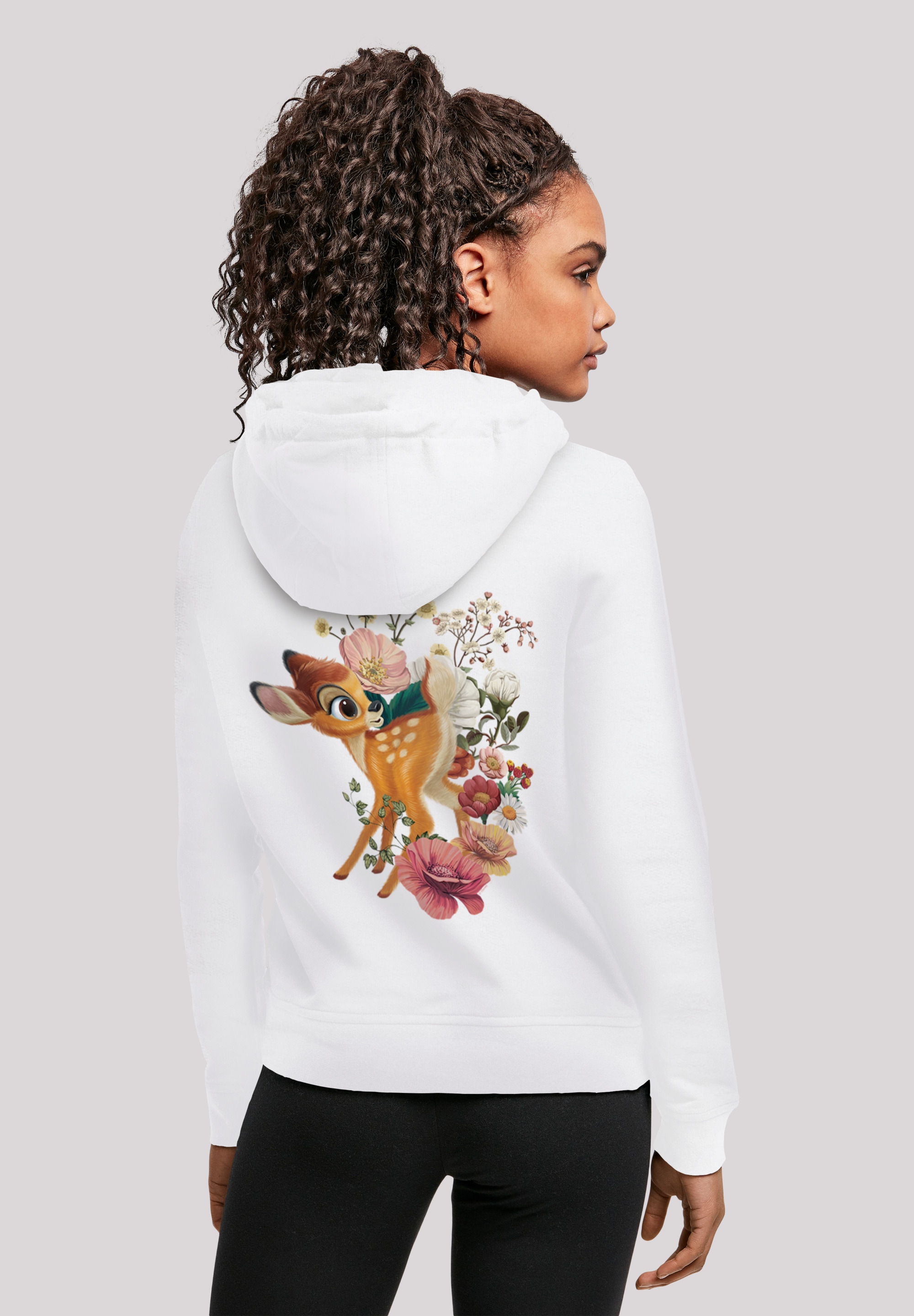F4NT4STIC Kapuzenpullover »F4NT4STIC Damen Disney Bambi Meadow with Ladies Basic Hoody« 1 Stk. tlg.