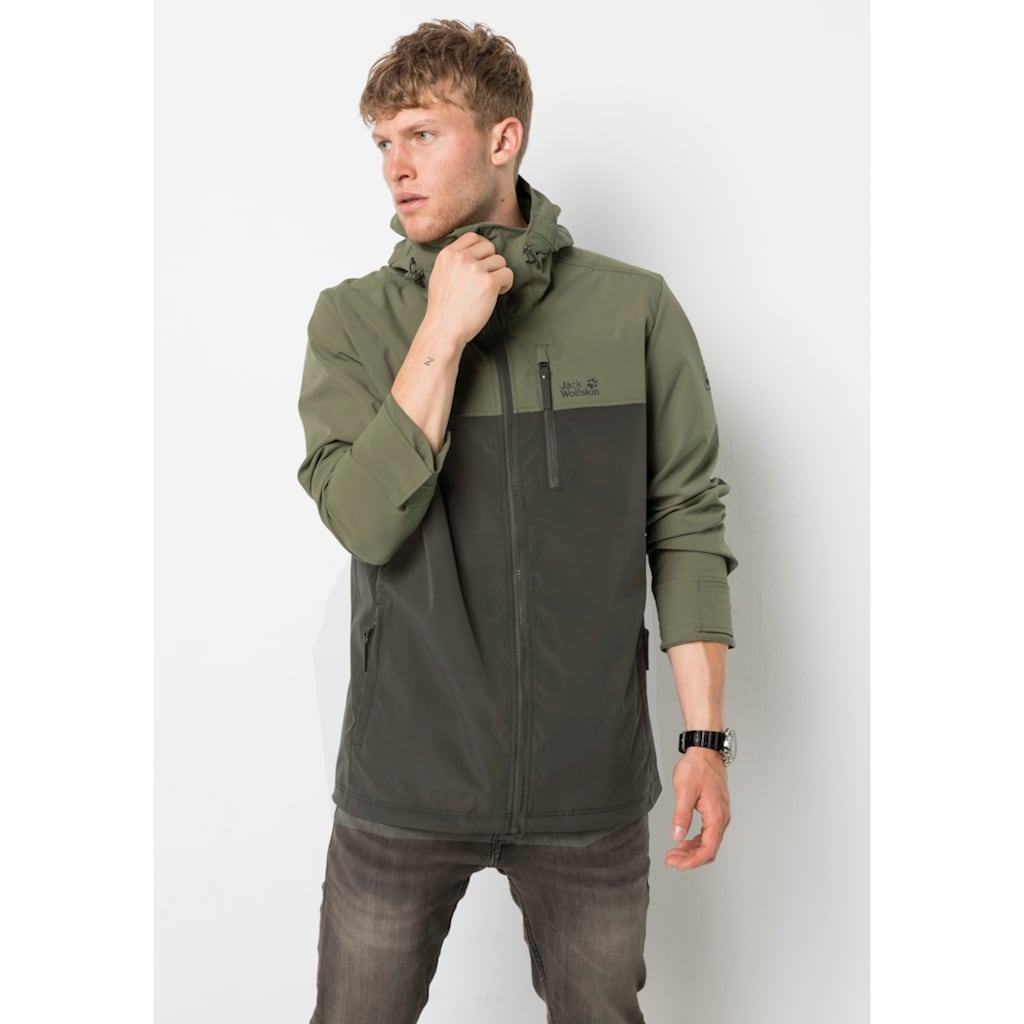 Jack Wolfskin Windbreaker »DESERT WIND JACKET M«, mit Kapuze