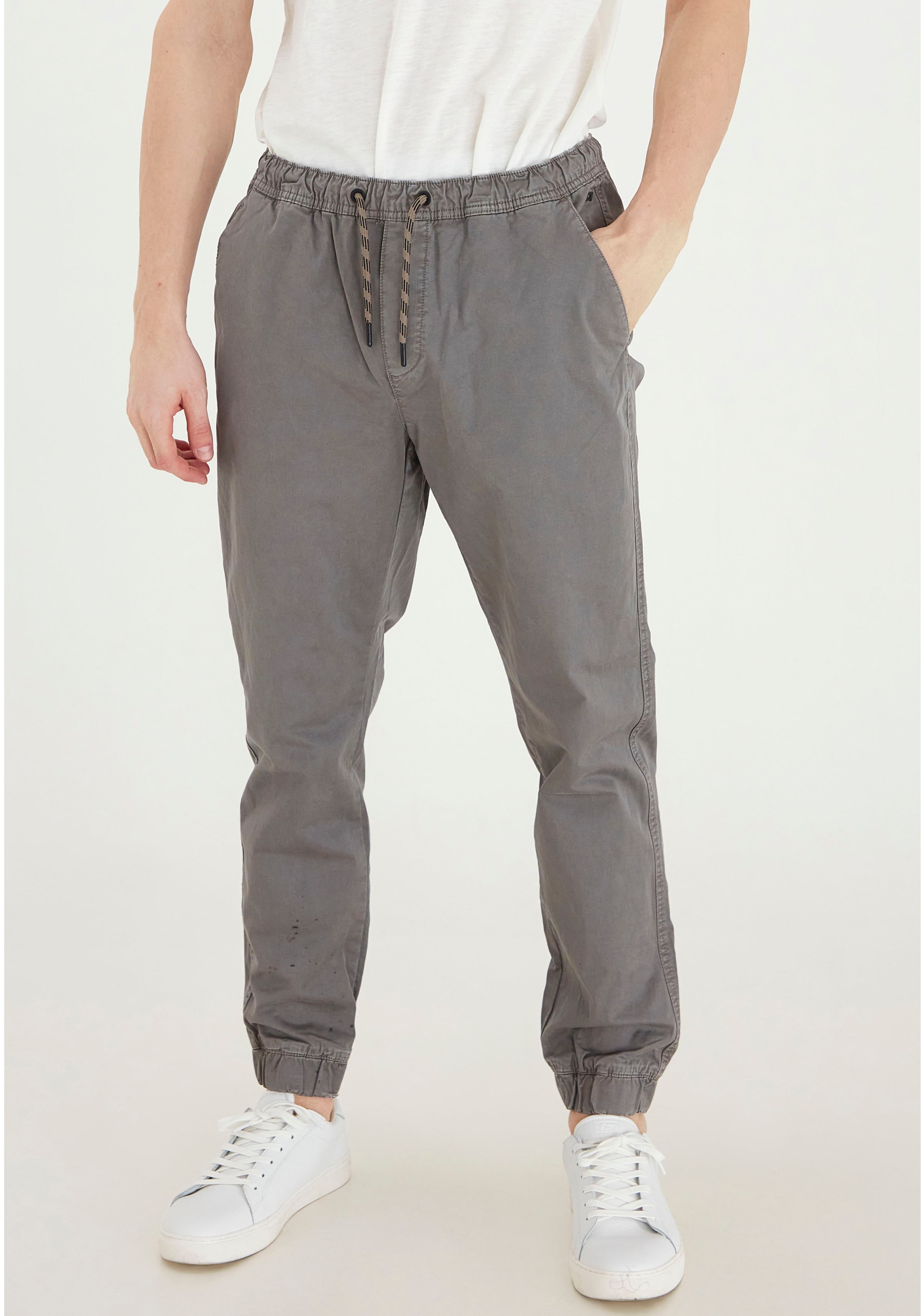 Blend Chinohose "Trousers BHNIMBU pants" mit Kordelzug und elastischem Bund günstig online kaufen